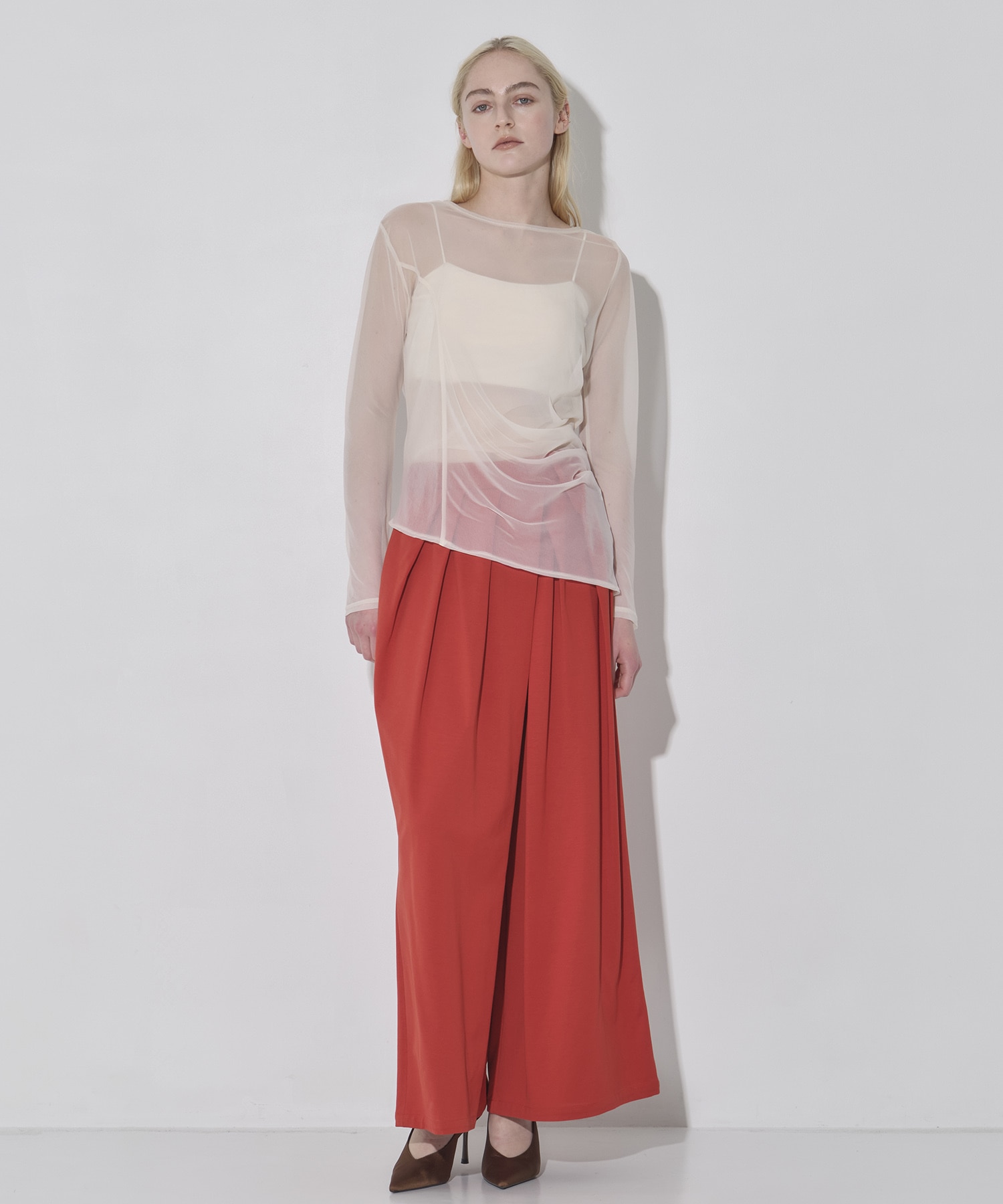 Tack Layered SheerT-Shirt