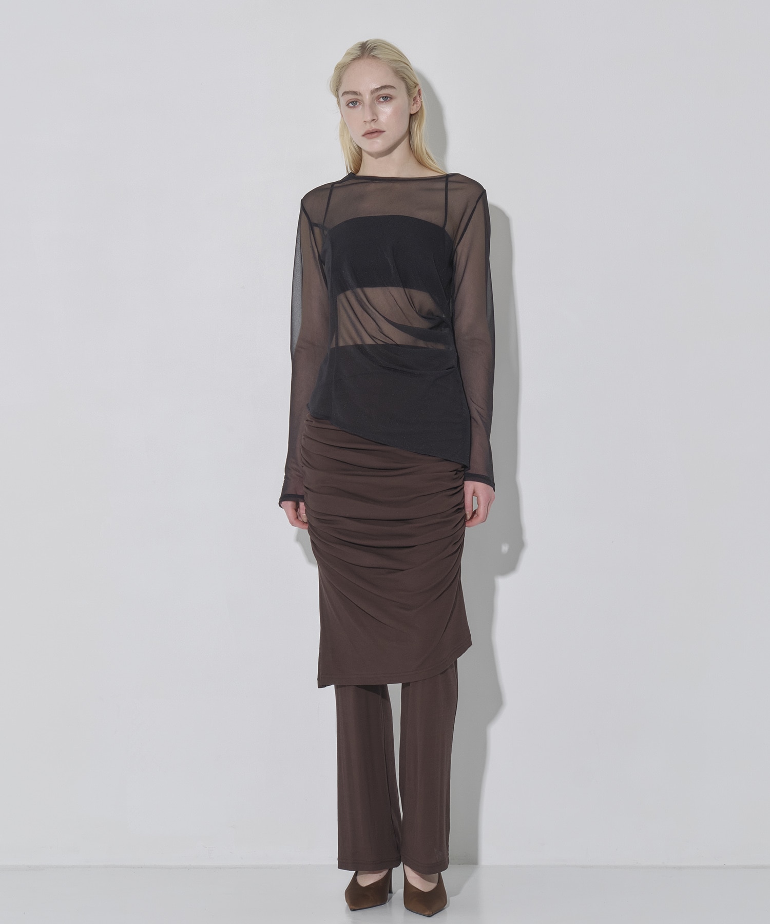 Tack Layered SheerT-Shirt