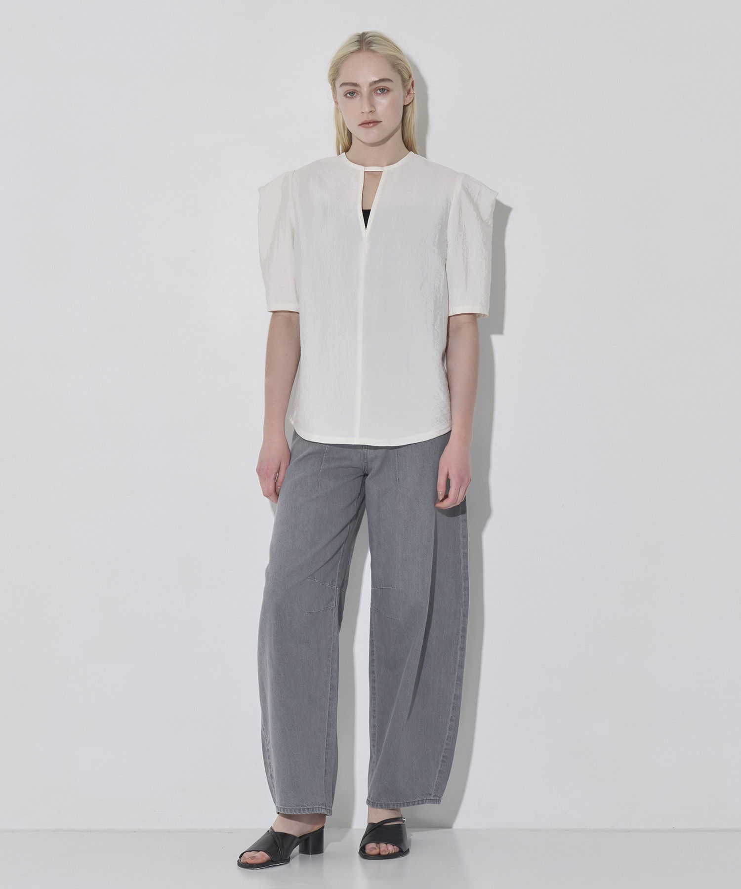 2Way Silk Half Blouse