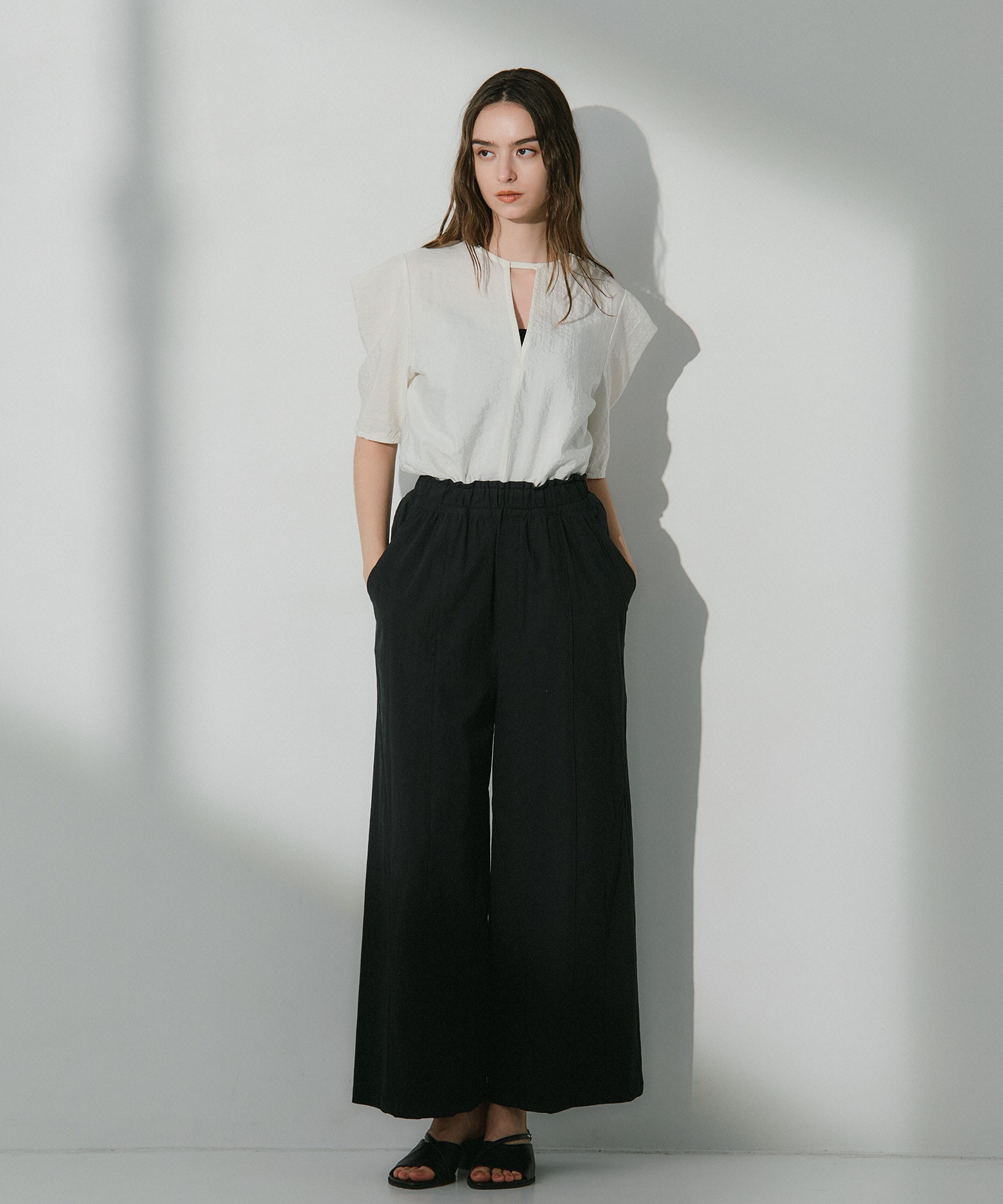 2Way Silk Half Blouse