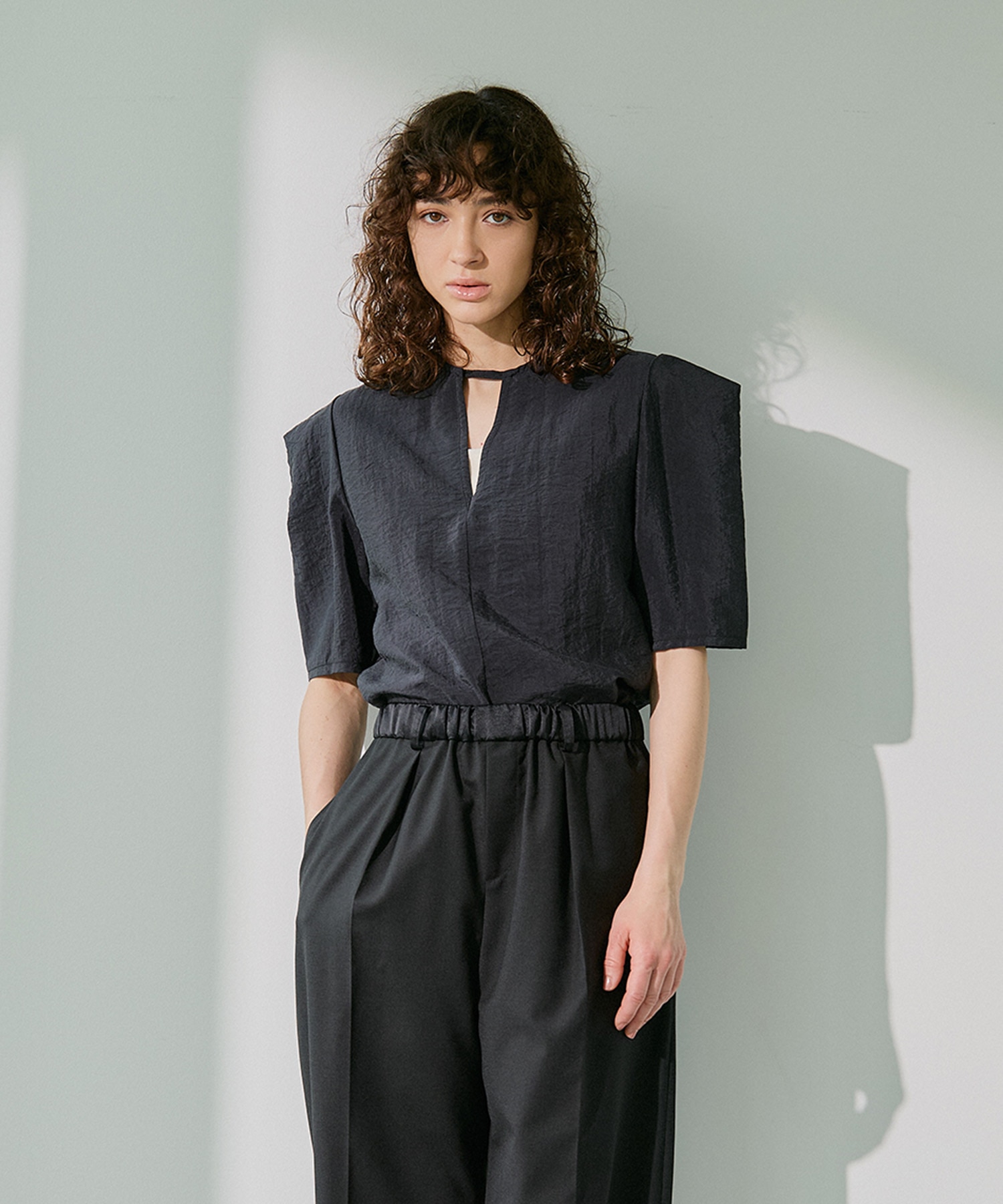 2Way Silk Half Blouse