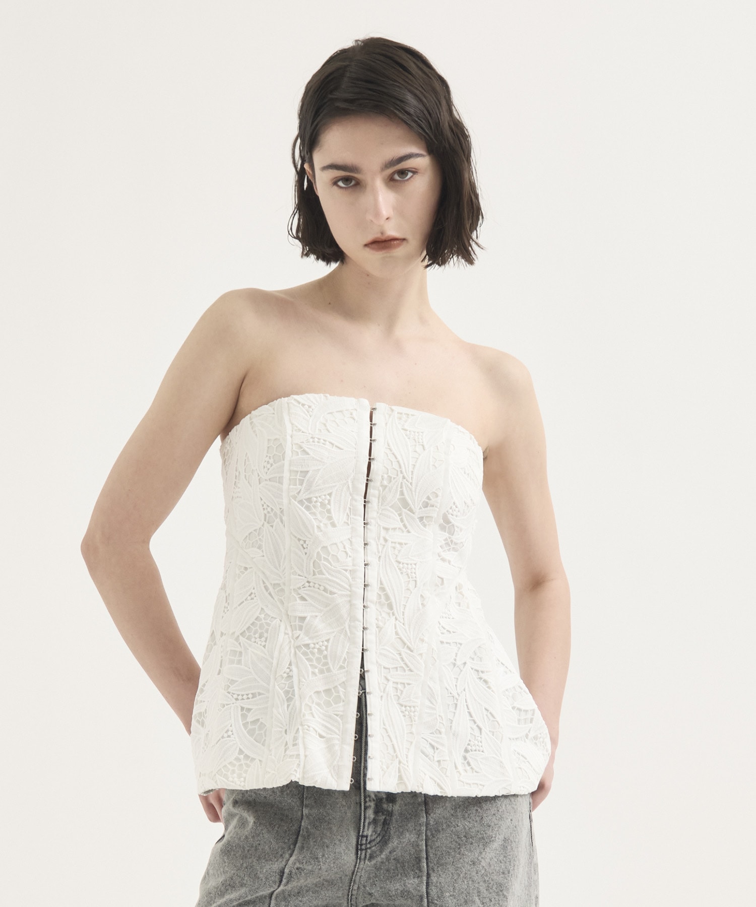 Luminous Lace Bustier