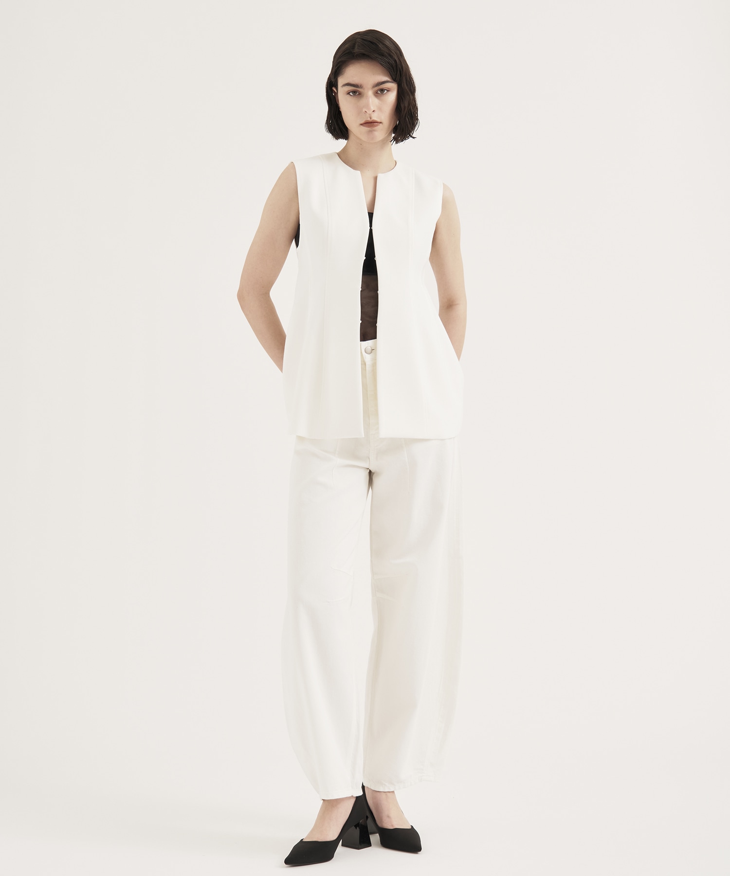 Tencel Curve Denim Pants