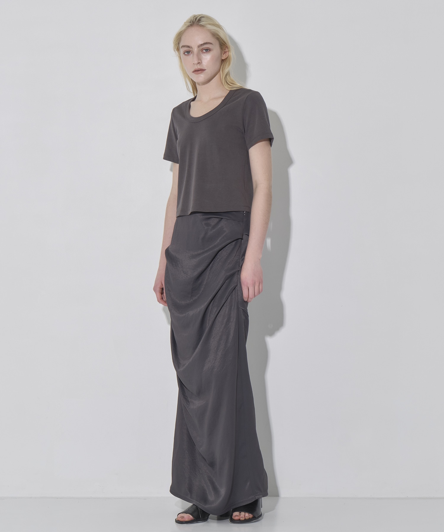 Satin Tack Skirt