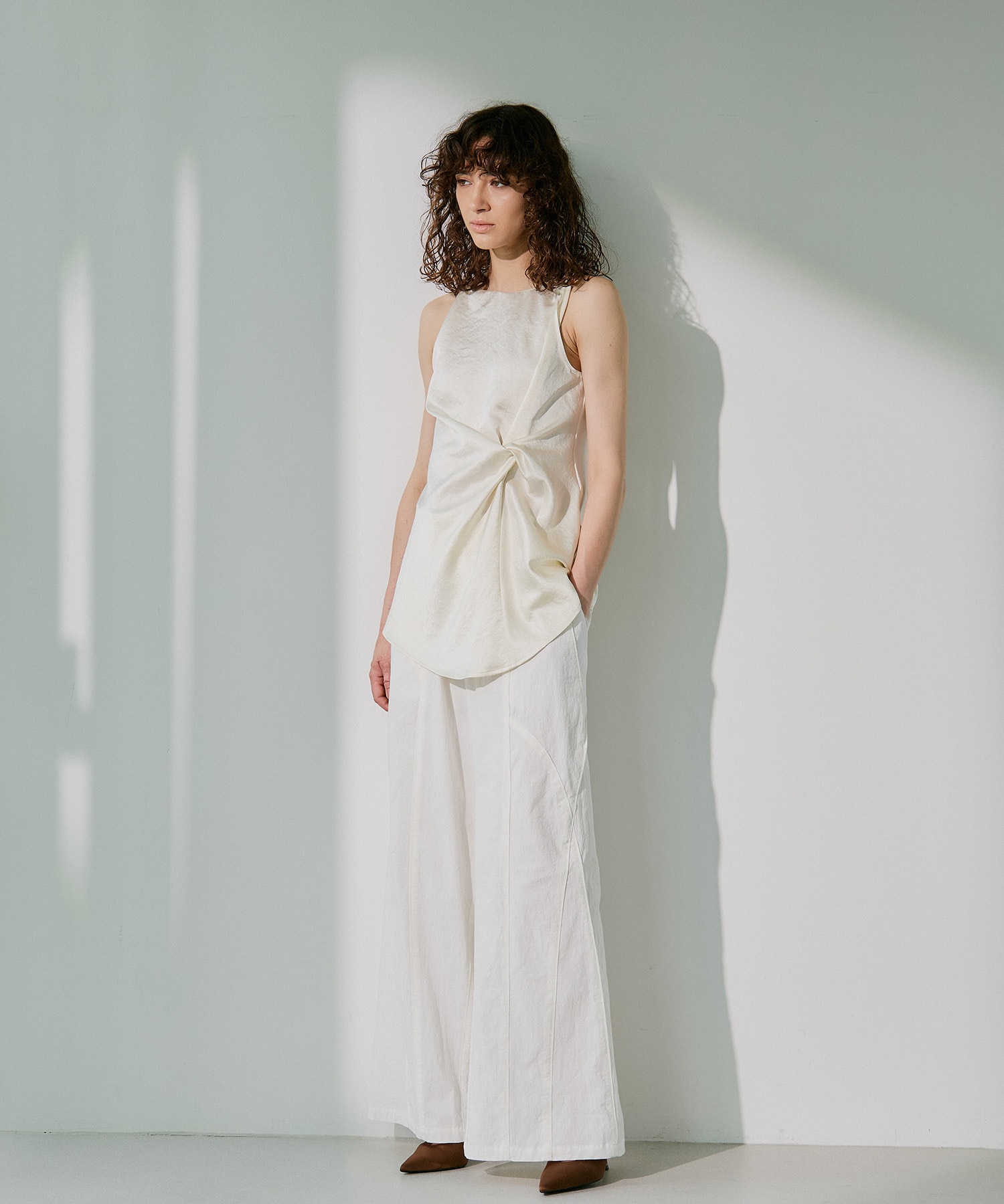 Satin Twist Tank