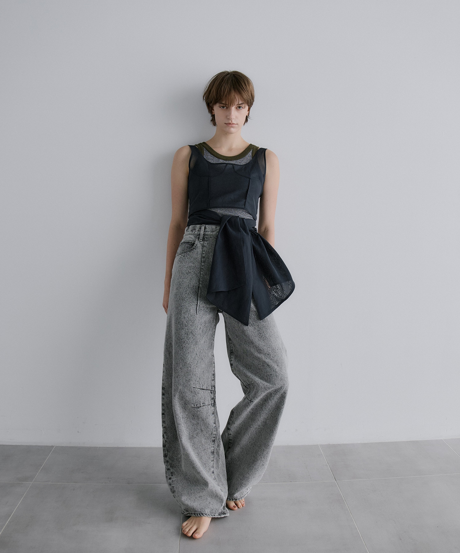 nakes Cotton Organdy Bustier