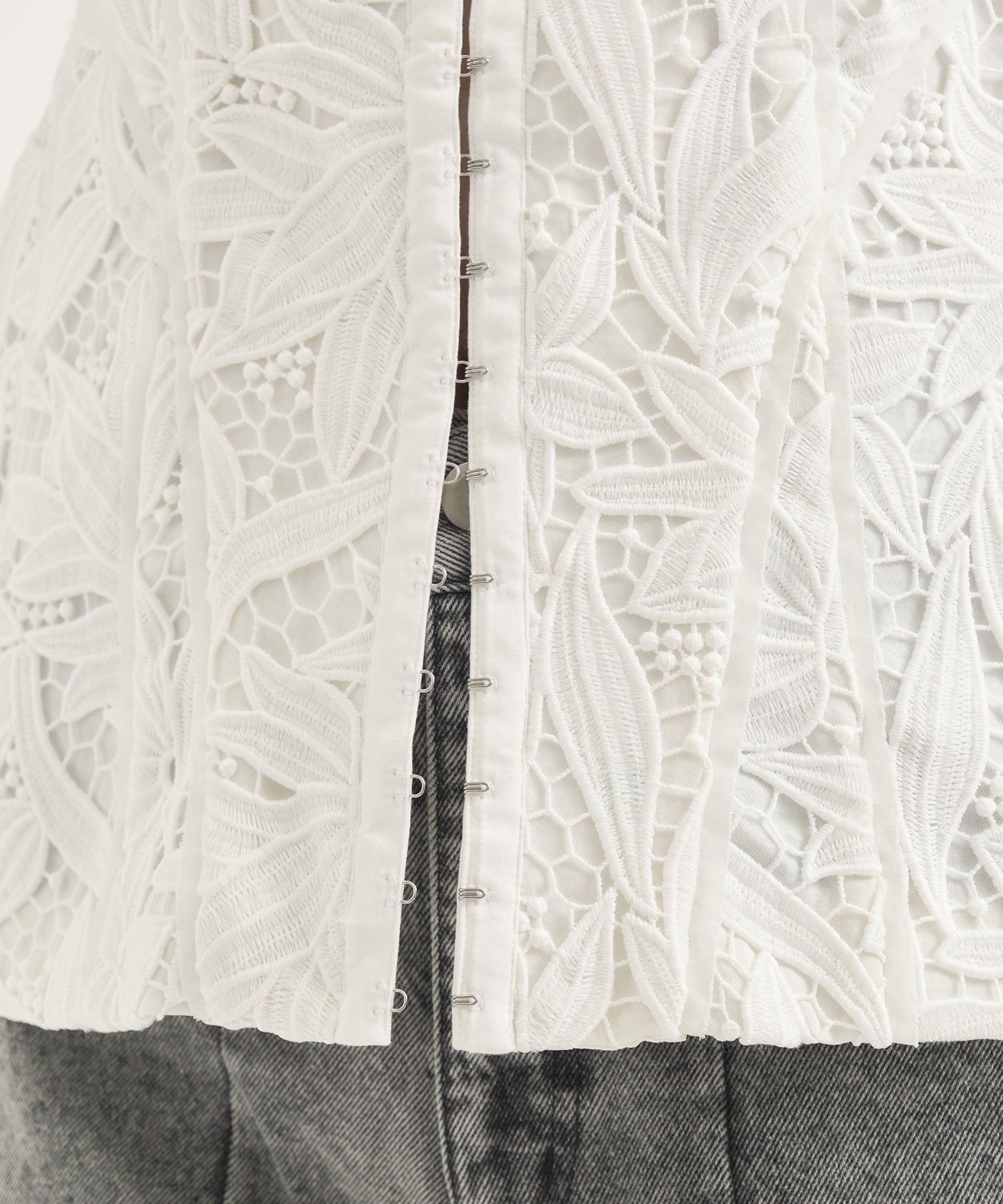 Luminous Lace Bustier