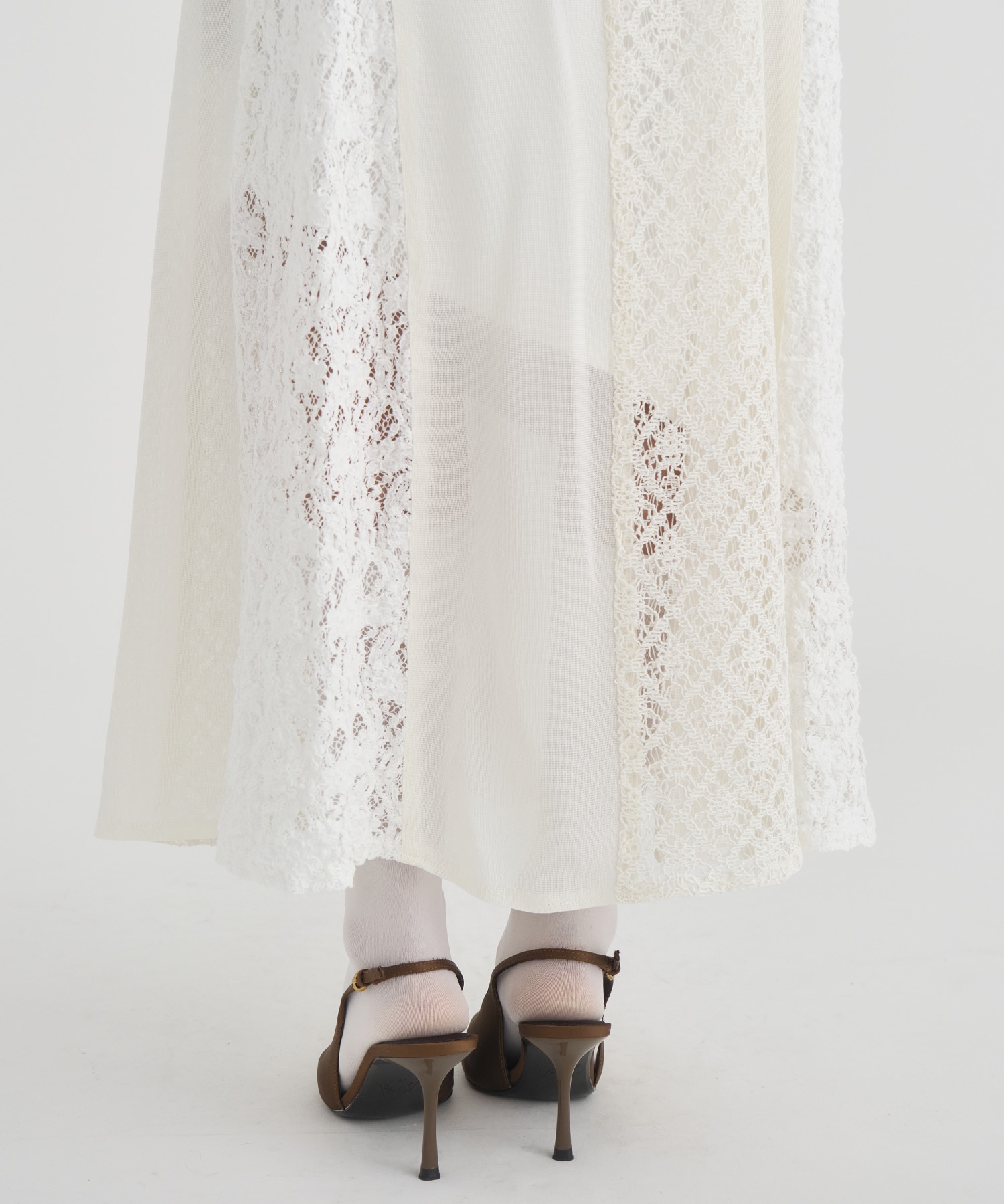 Slant Asym Lace Skirt