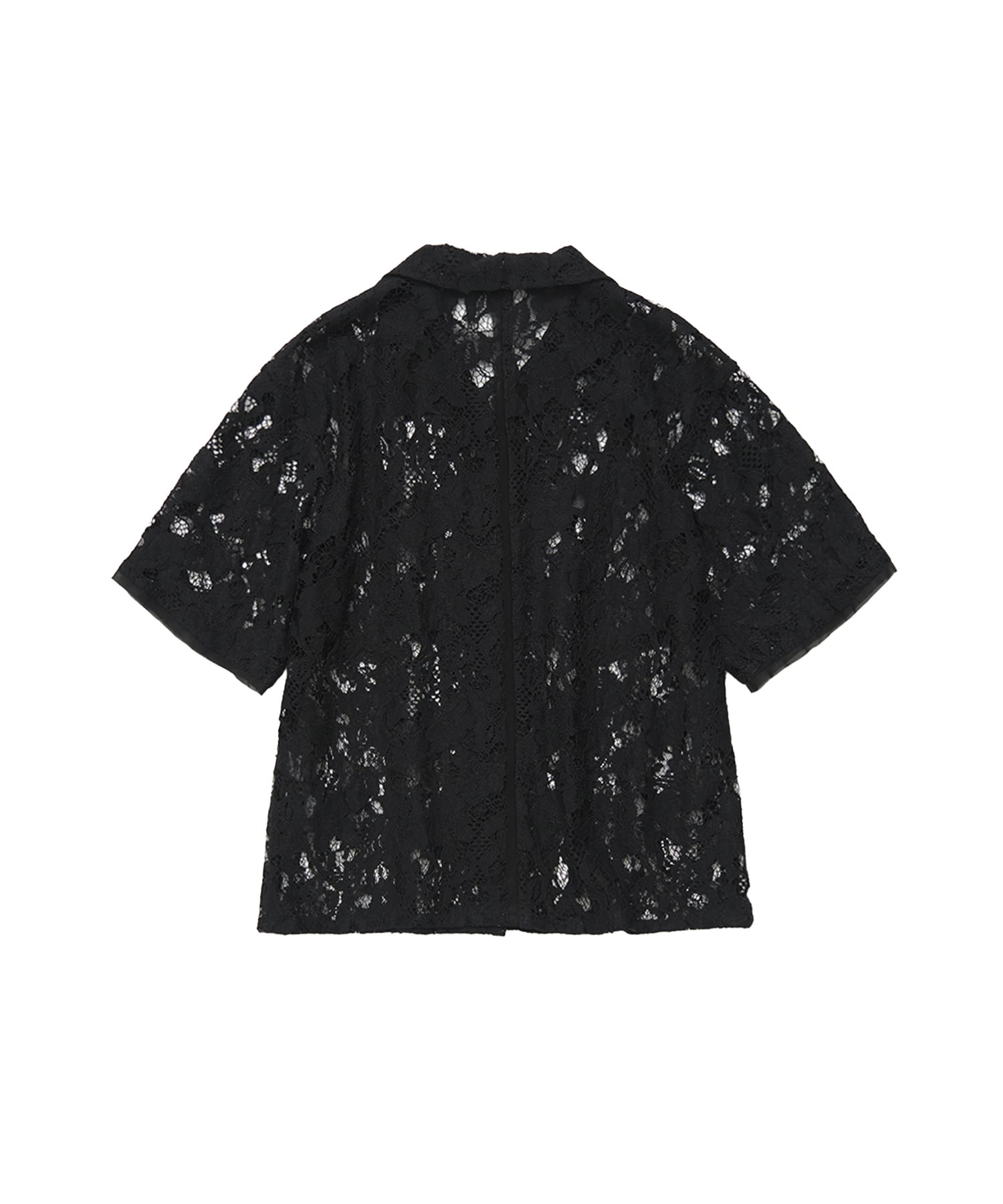 Open Collar Lace Shirts