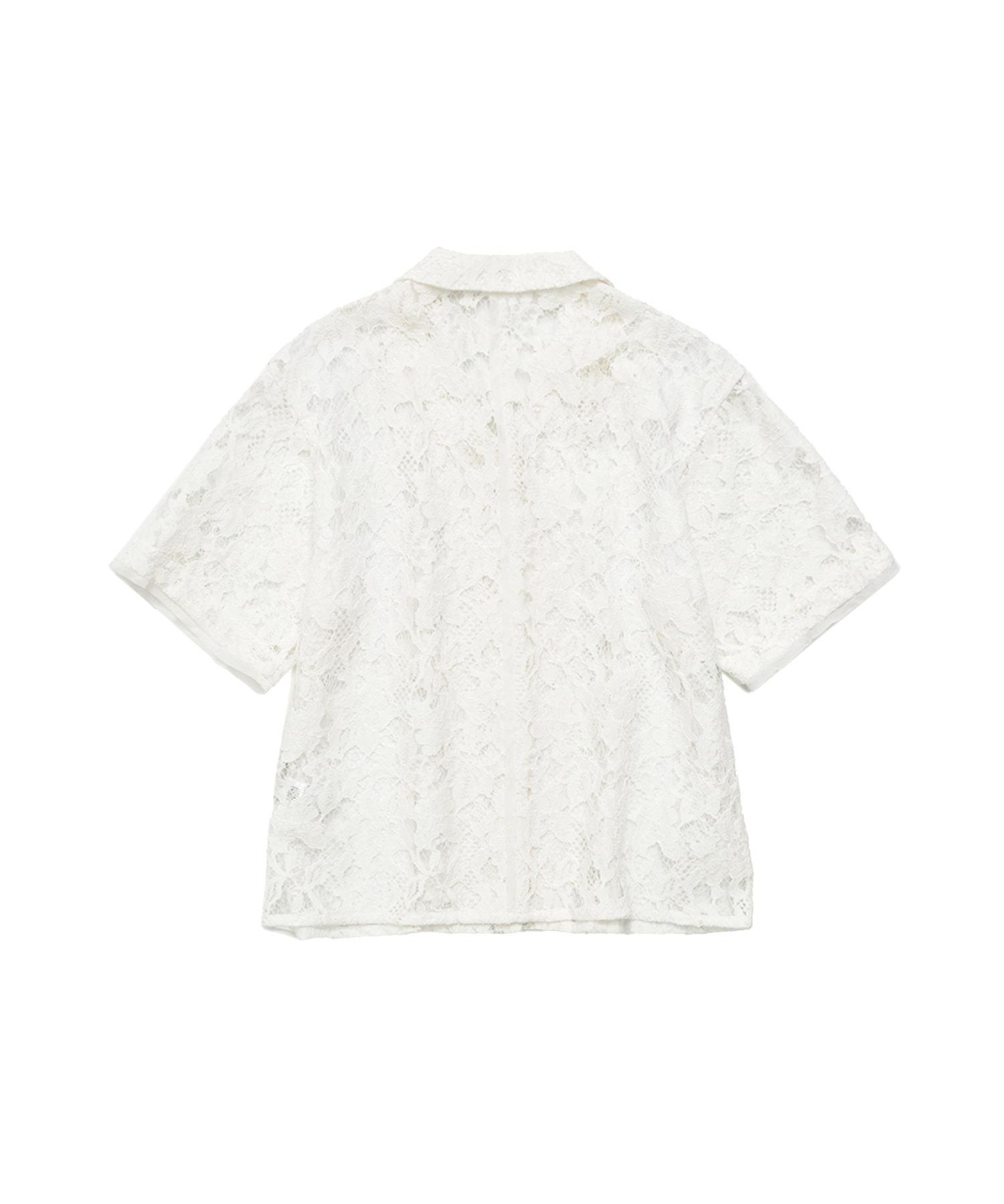 Open Collar Lace Shirts