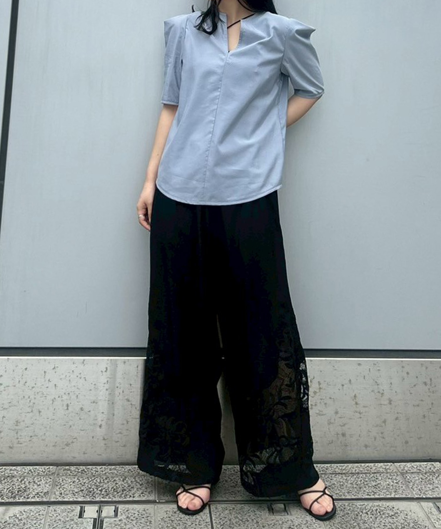 2Way Silk Half Blouse