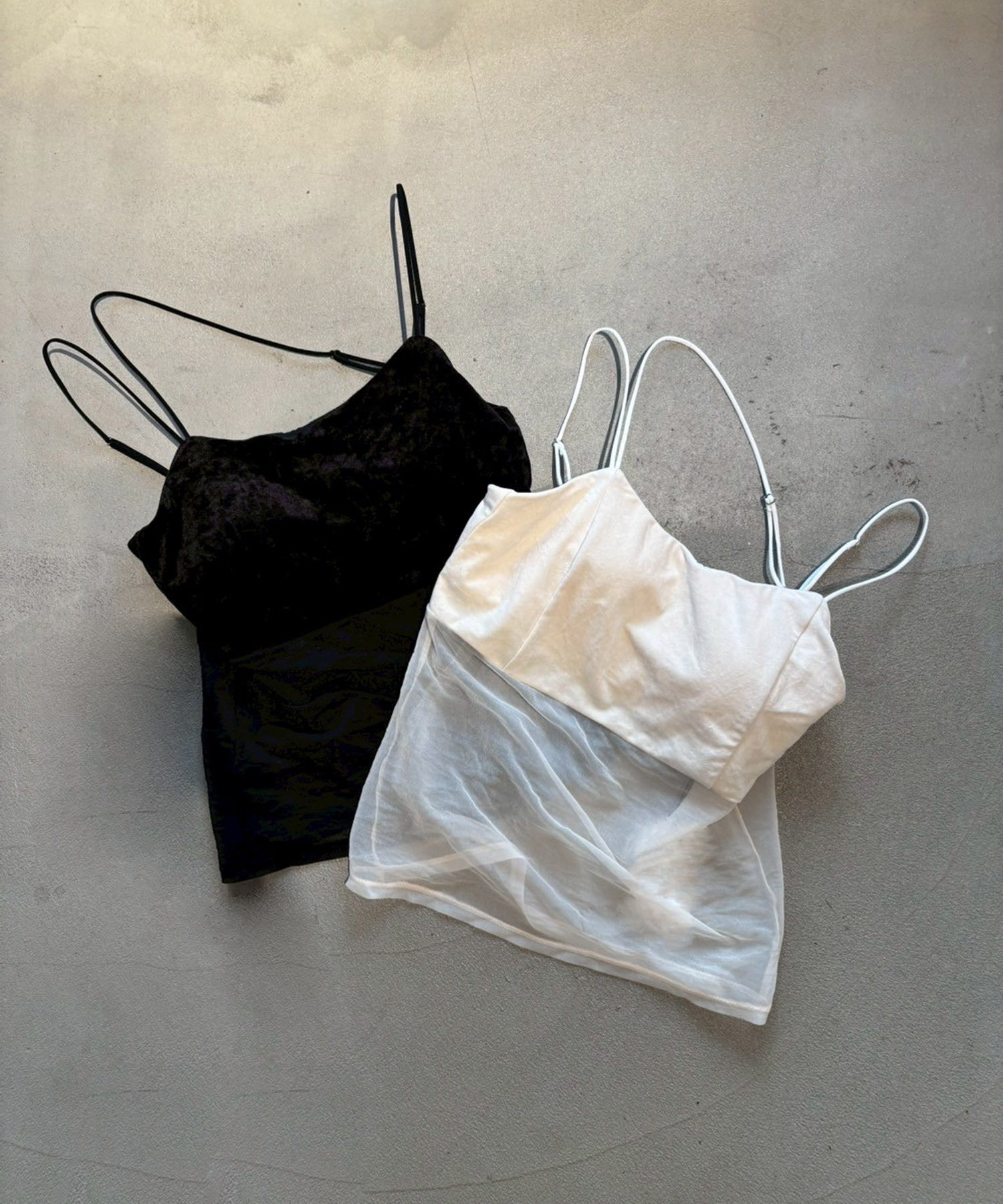 Cupin Velour Asym Camisole