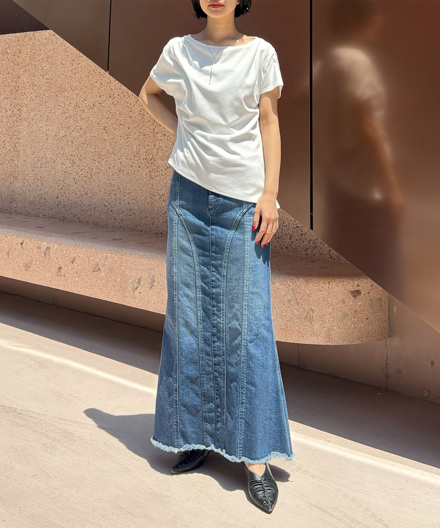 One Shoulder  T-Shirt