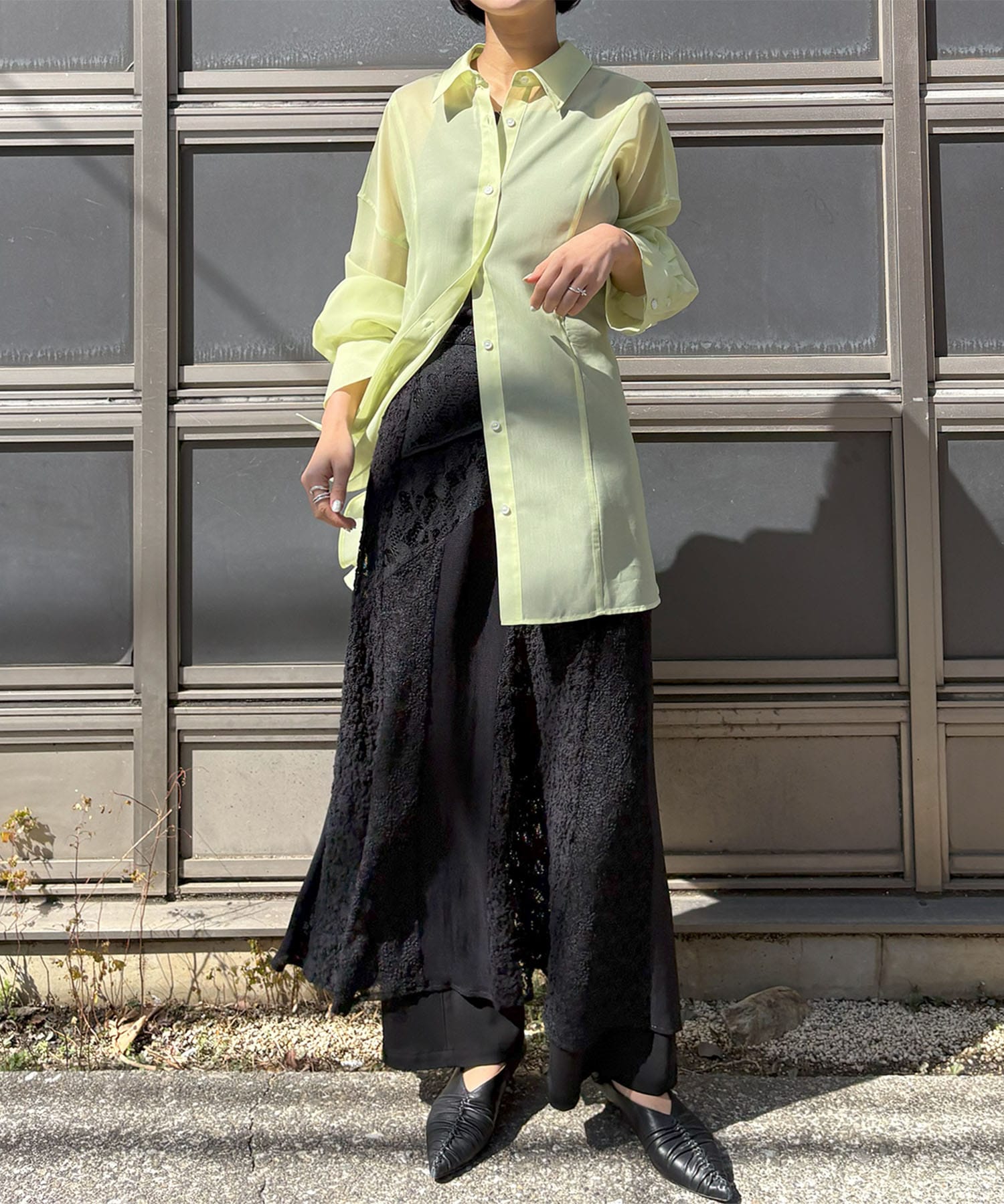 Sheer Over Shirts