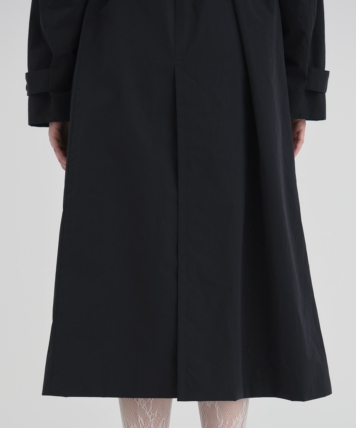 Wide Lapel Trench Coat