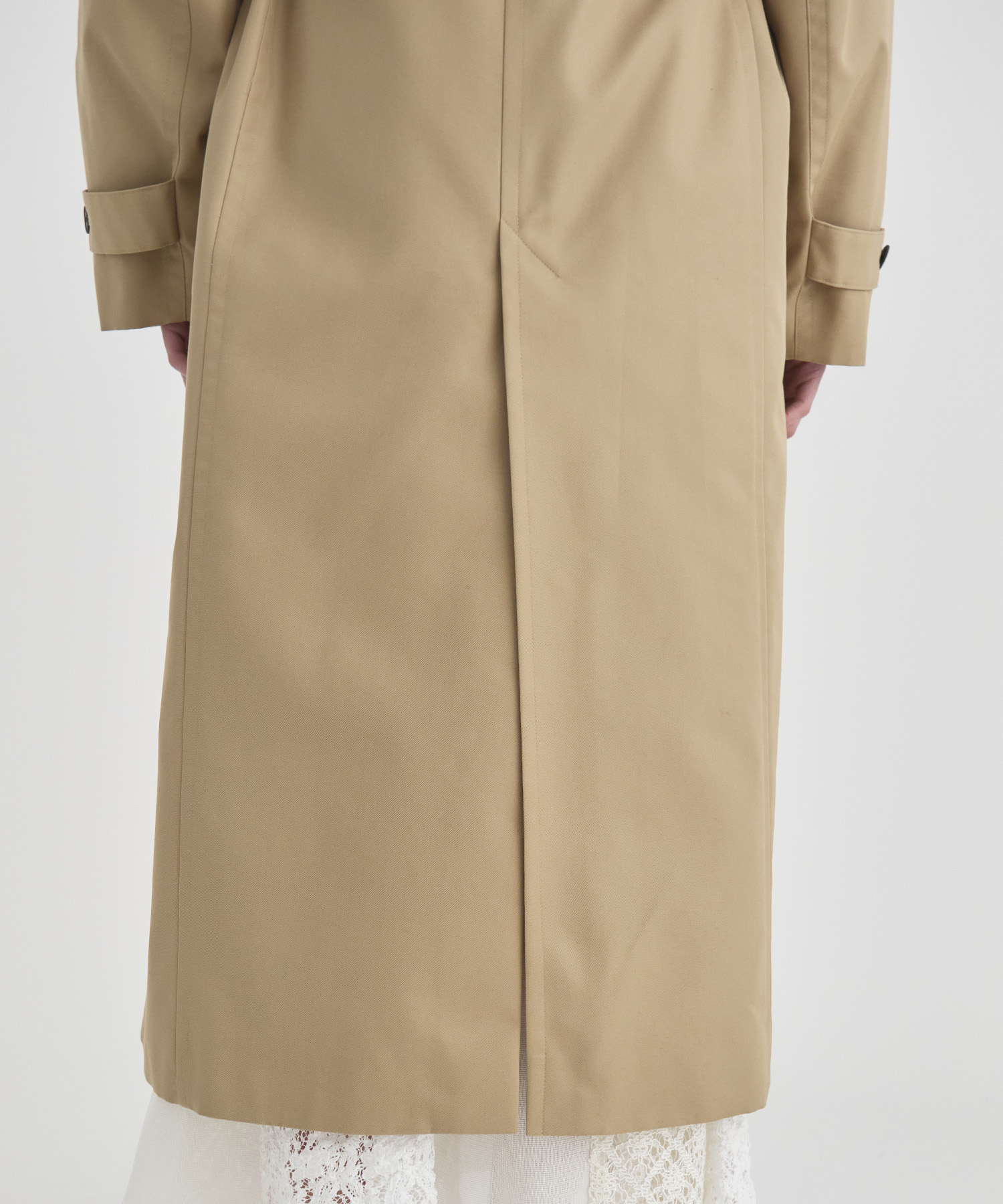 Wide Lapel Trench Coat