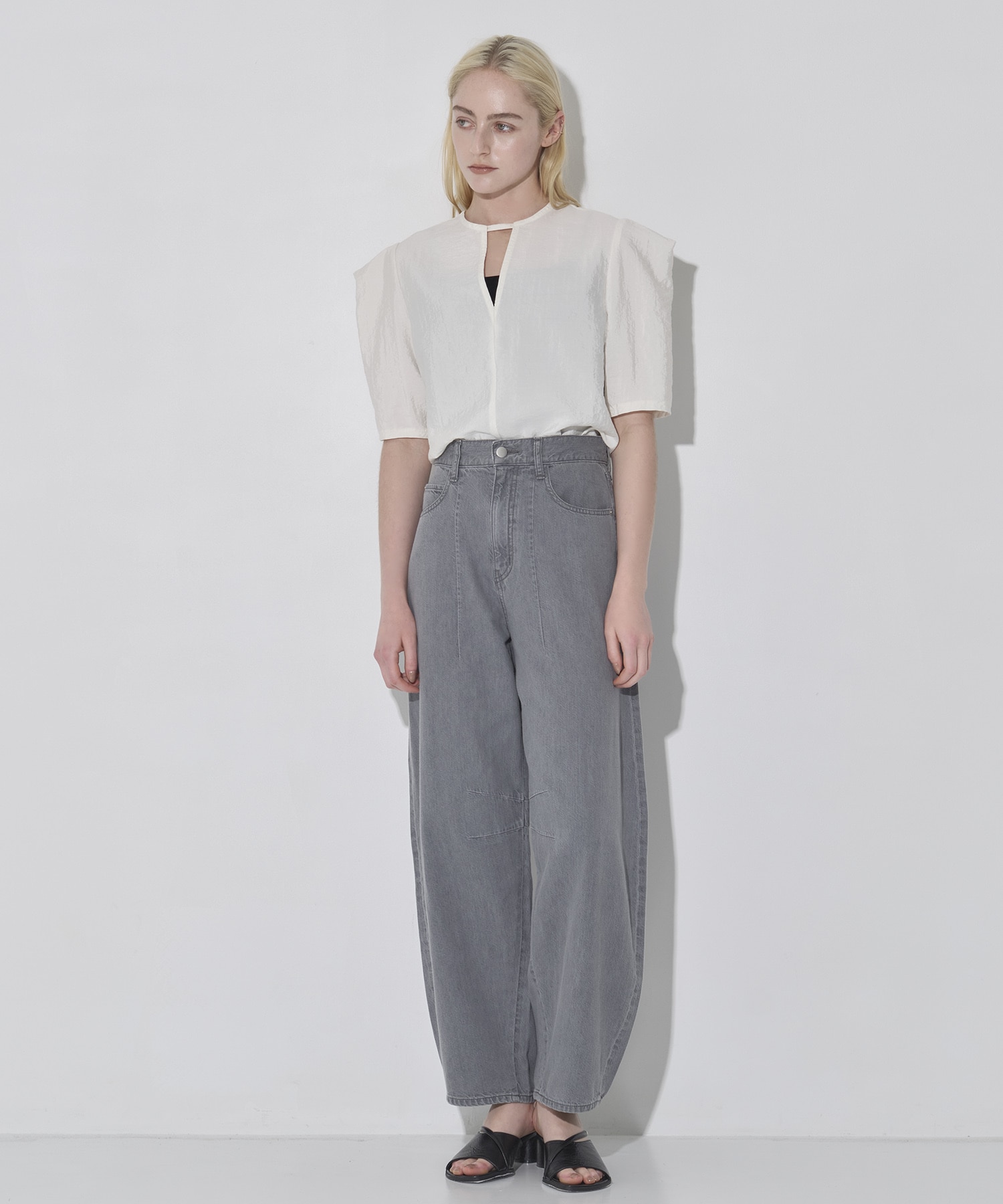 2Way Silk Half Blouse