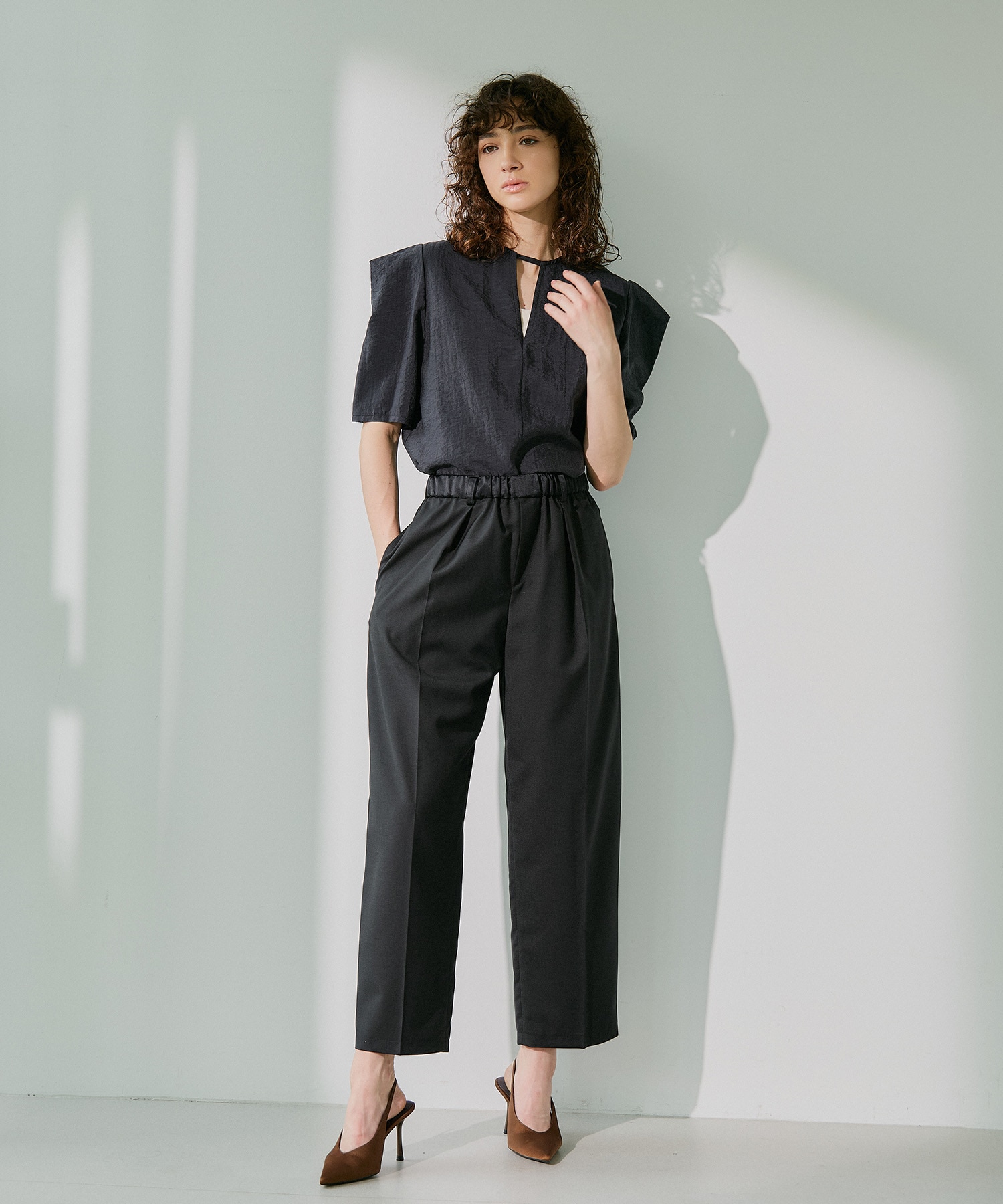 2Way Silk Half Blouse