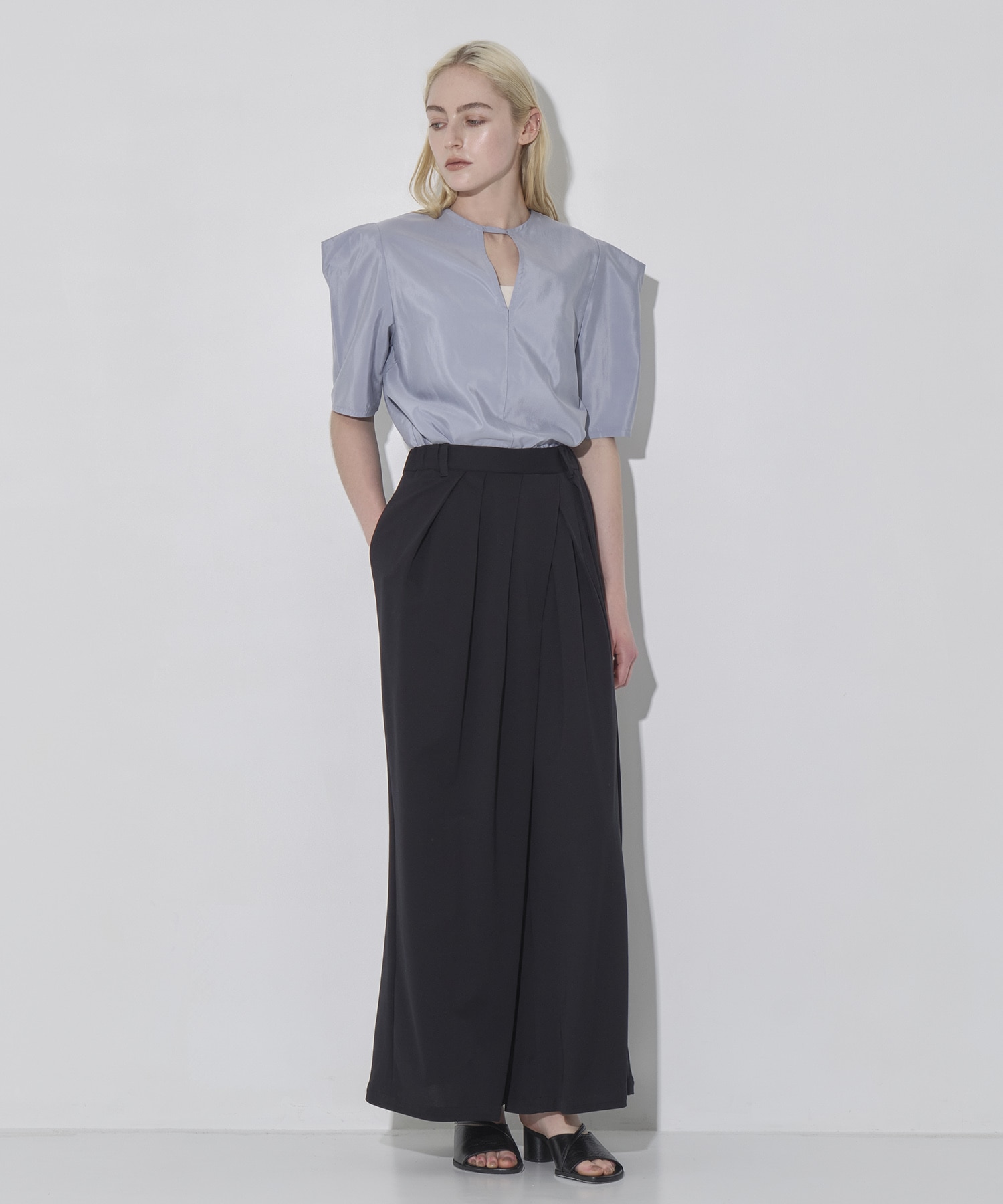 2Way Silk Half Blouse