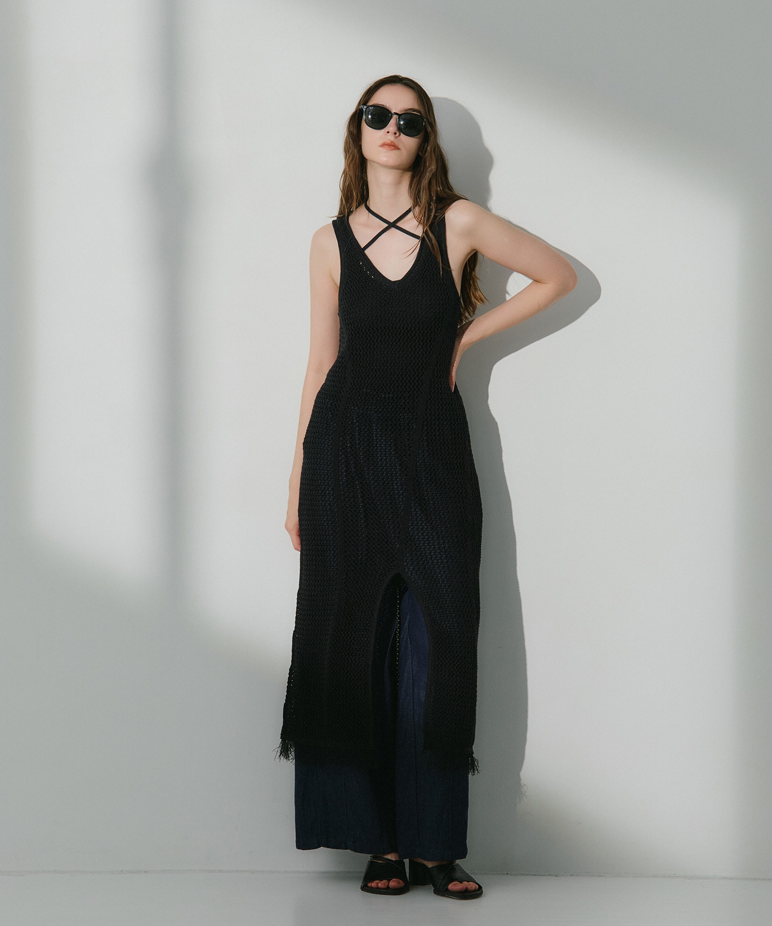 Mesh Knit Onepiece