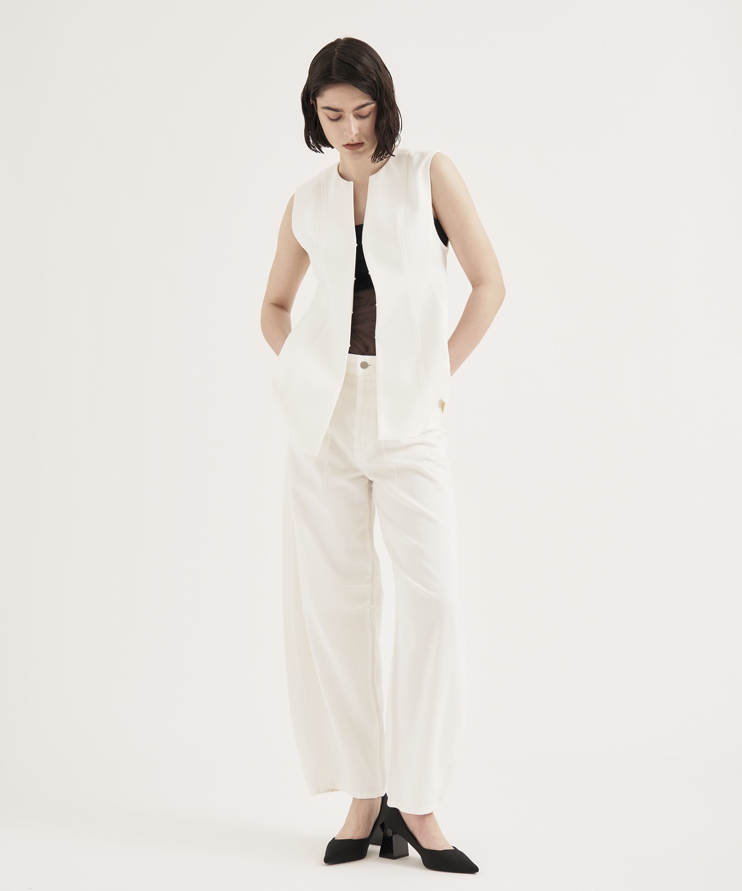 Tencel Curve Denim Pants