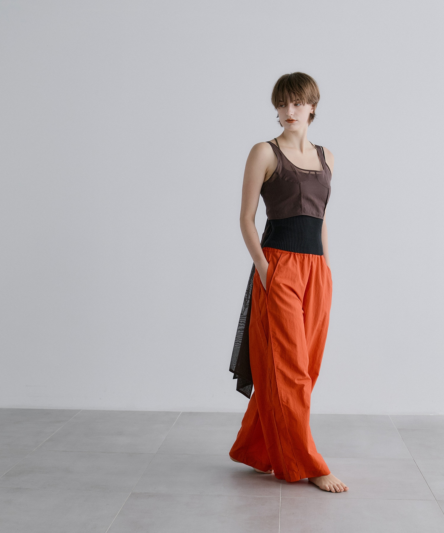 nakes Cotton Organdy Bustier