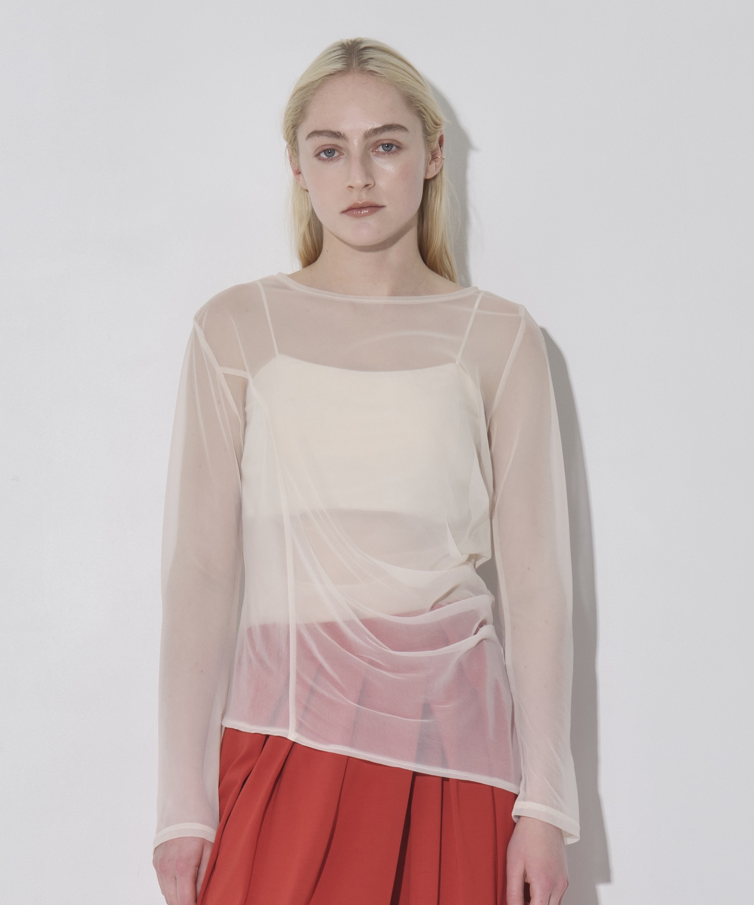Tack Layered SheerT-Shirt