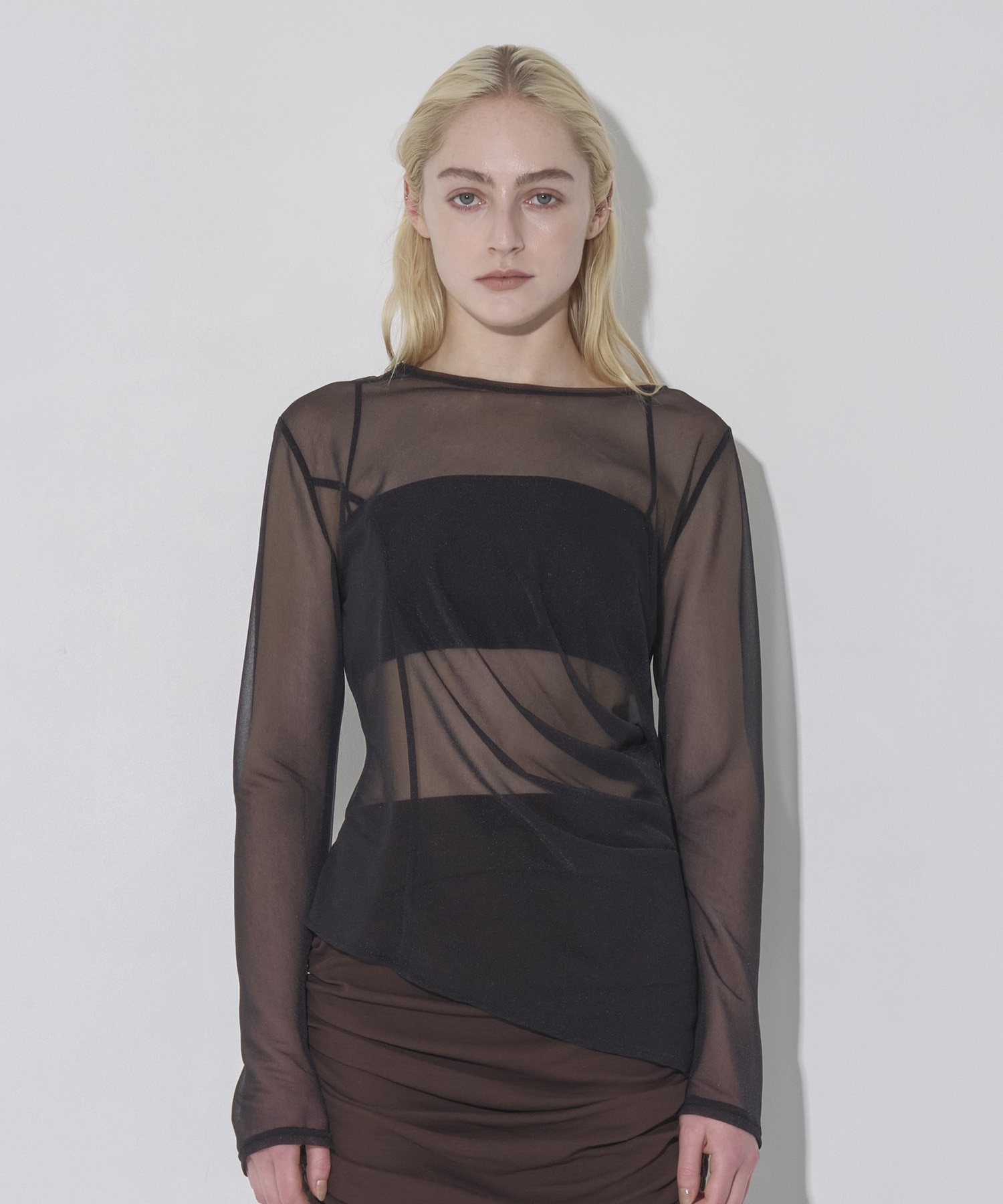 Tack Layered SheerT-Shirt