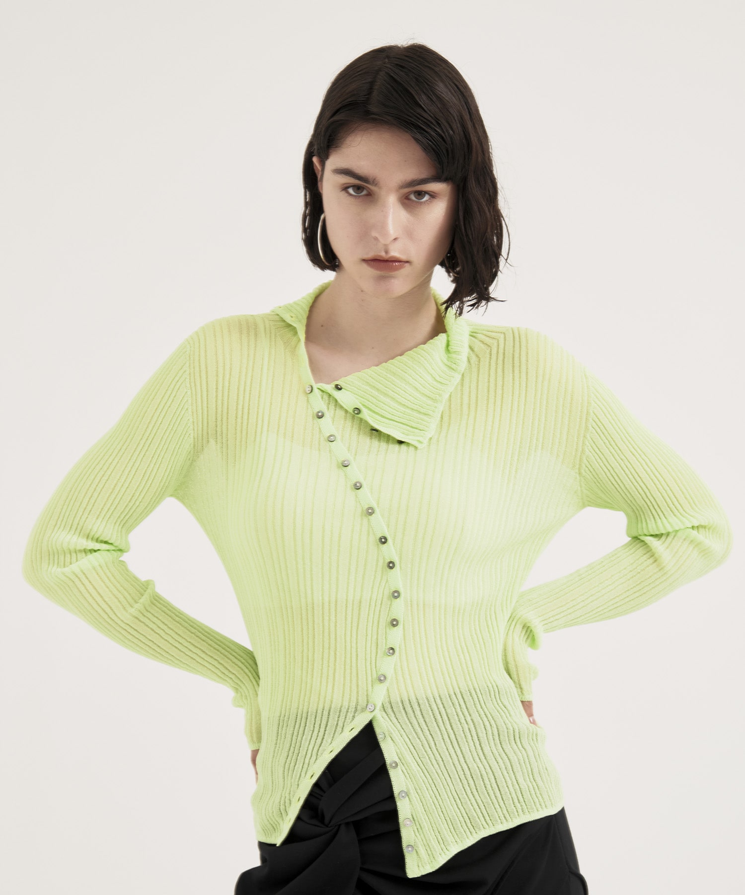 Sheer Rib Knit