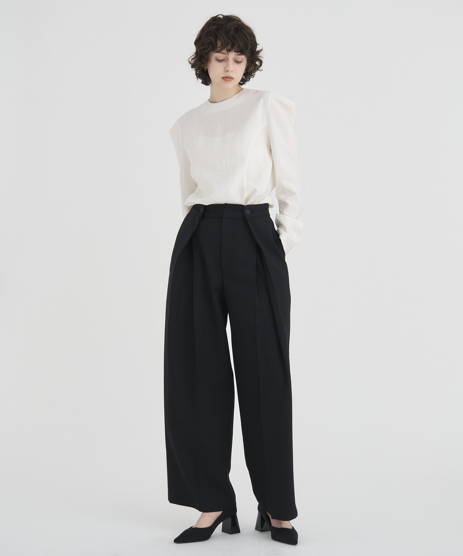 Double Tack Wide Pants