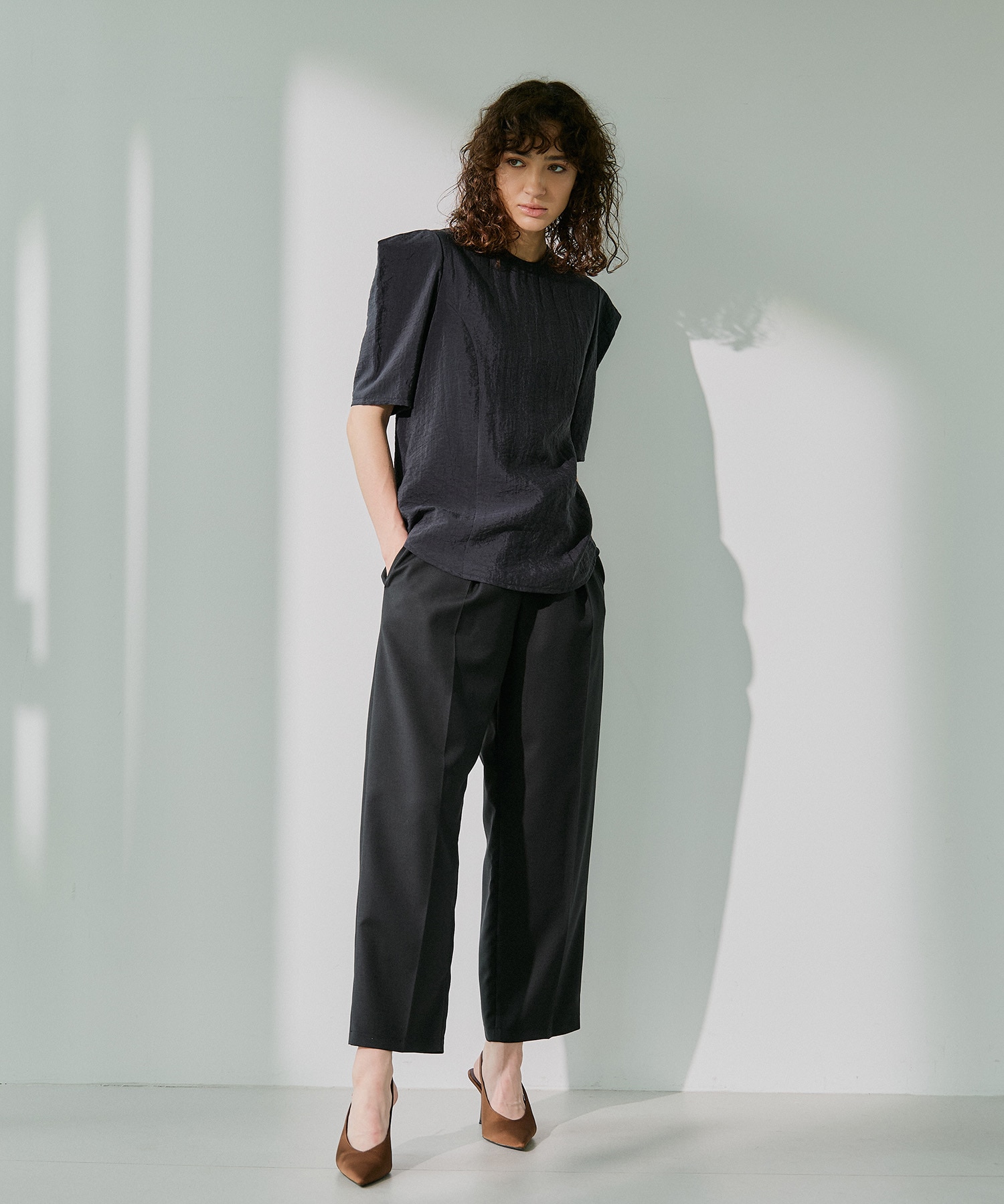2Way Silk Half Blouse
