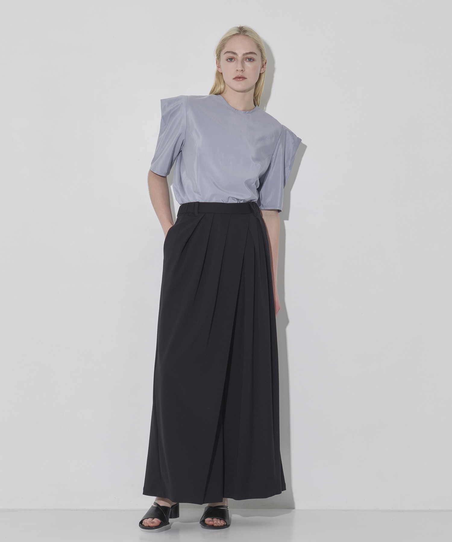 2Way Silk Half Blouse