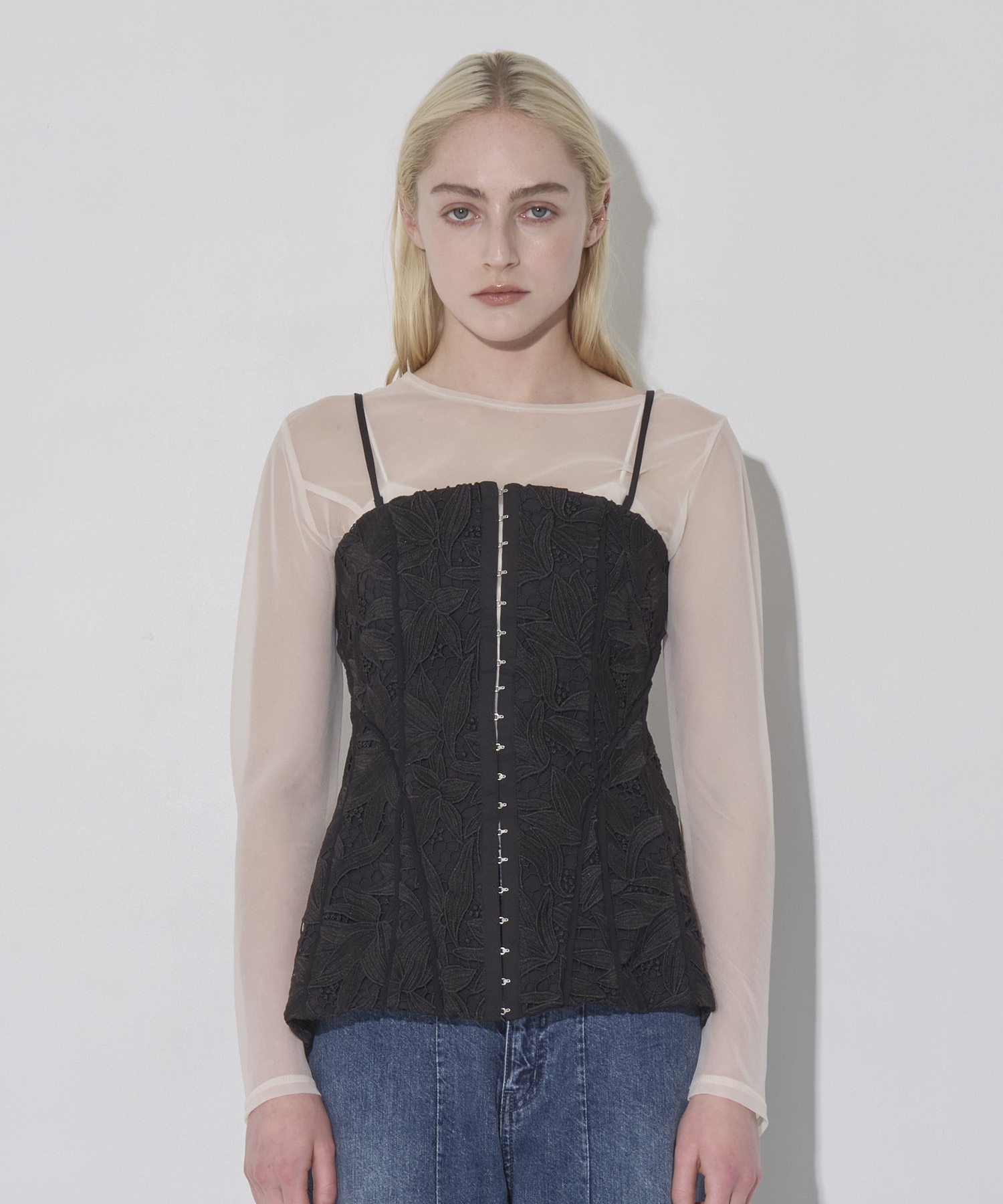 Luminous Lace Bustier