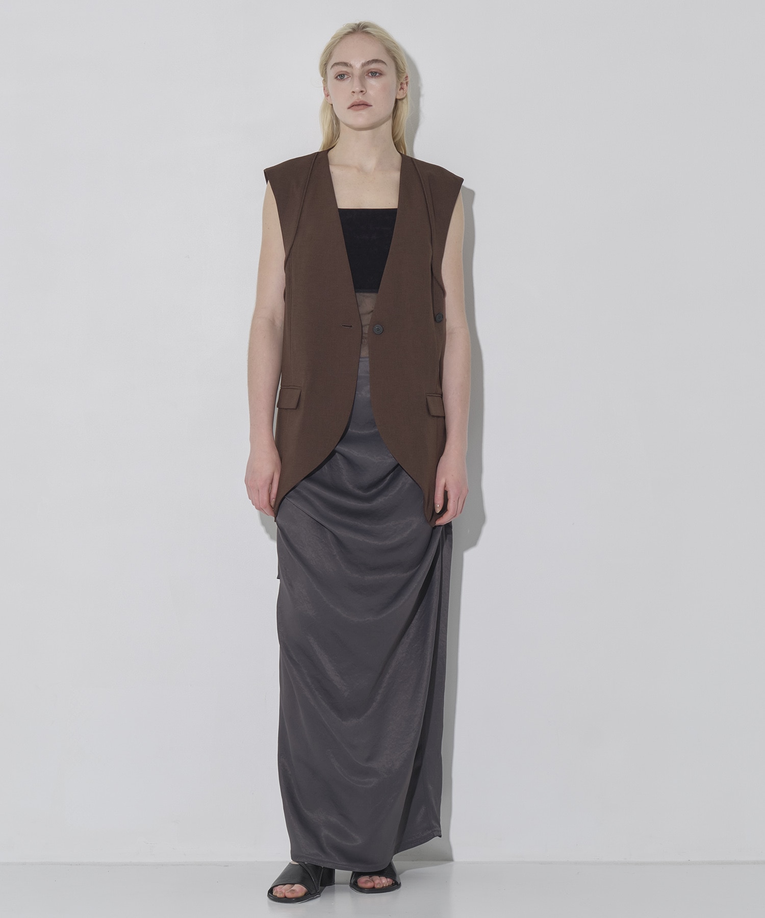 Satin Tack Skirt