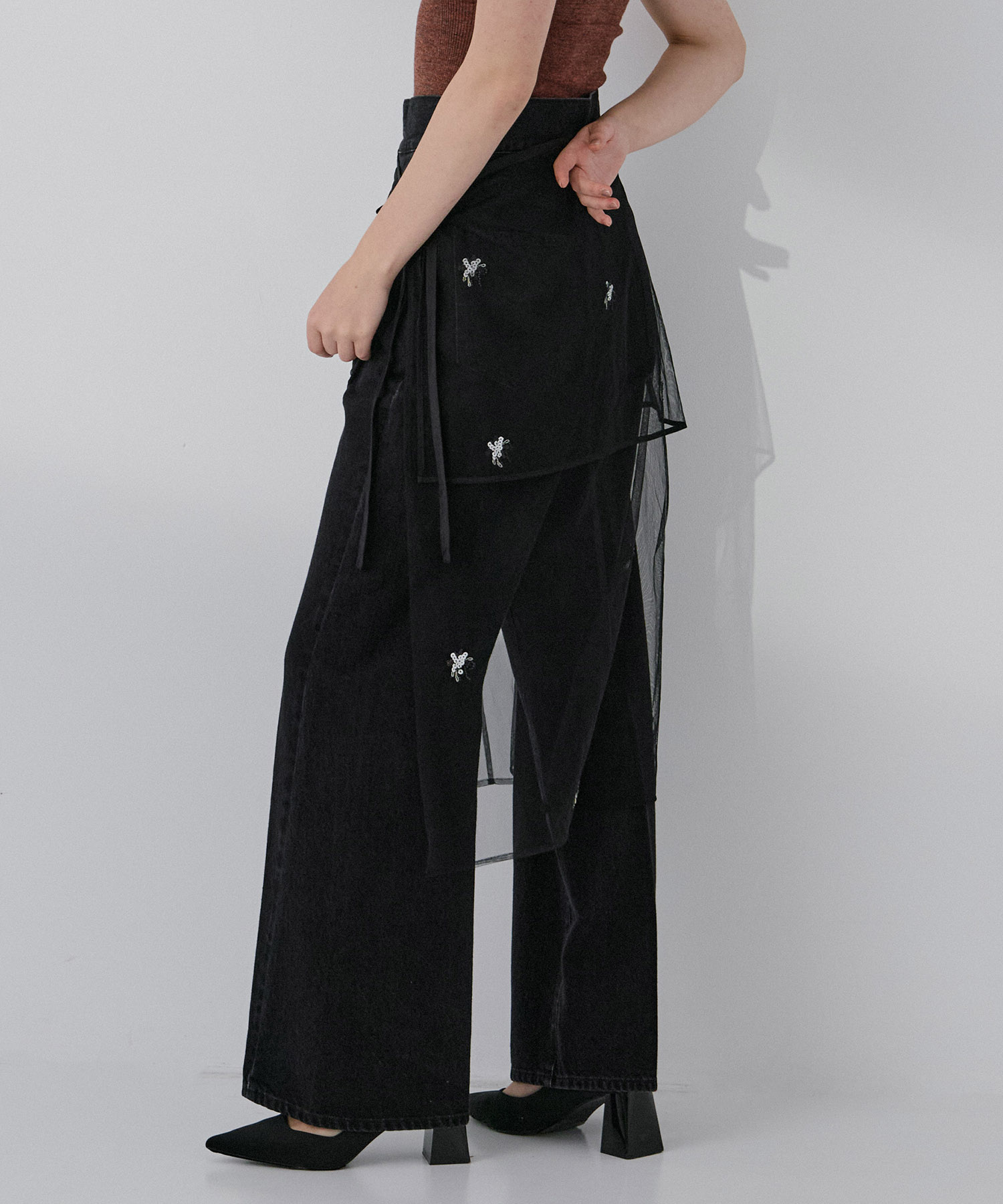 Tulle Motife Skirt