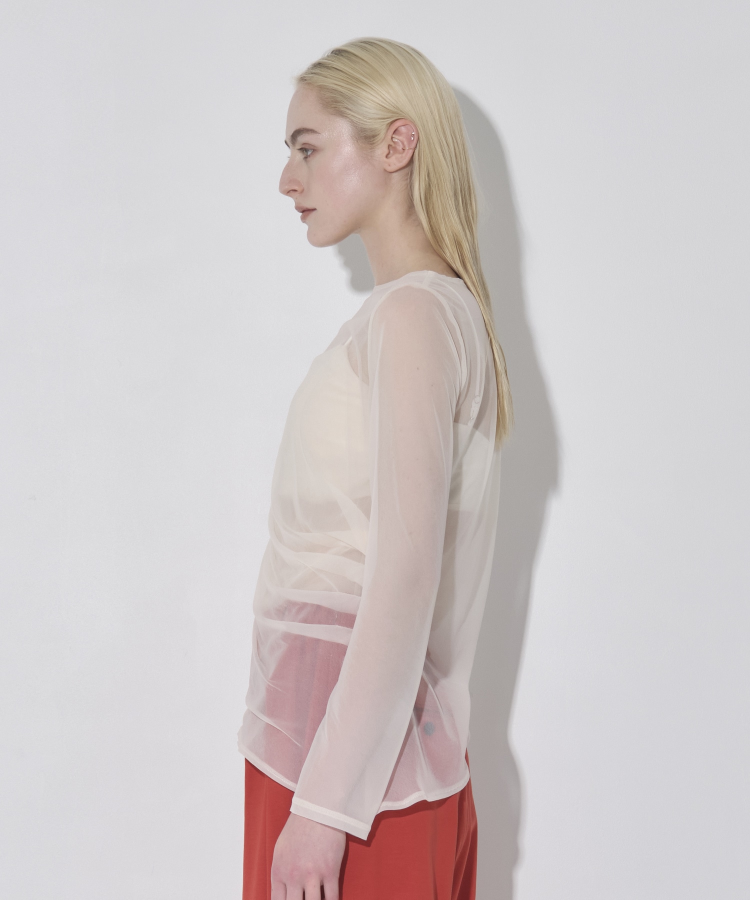 Tack Layered SheerT-Shirt