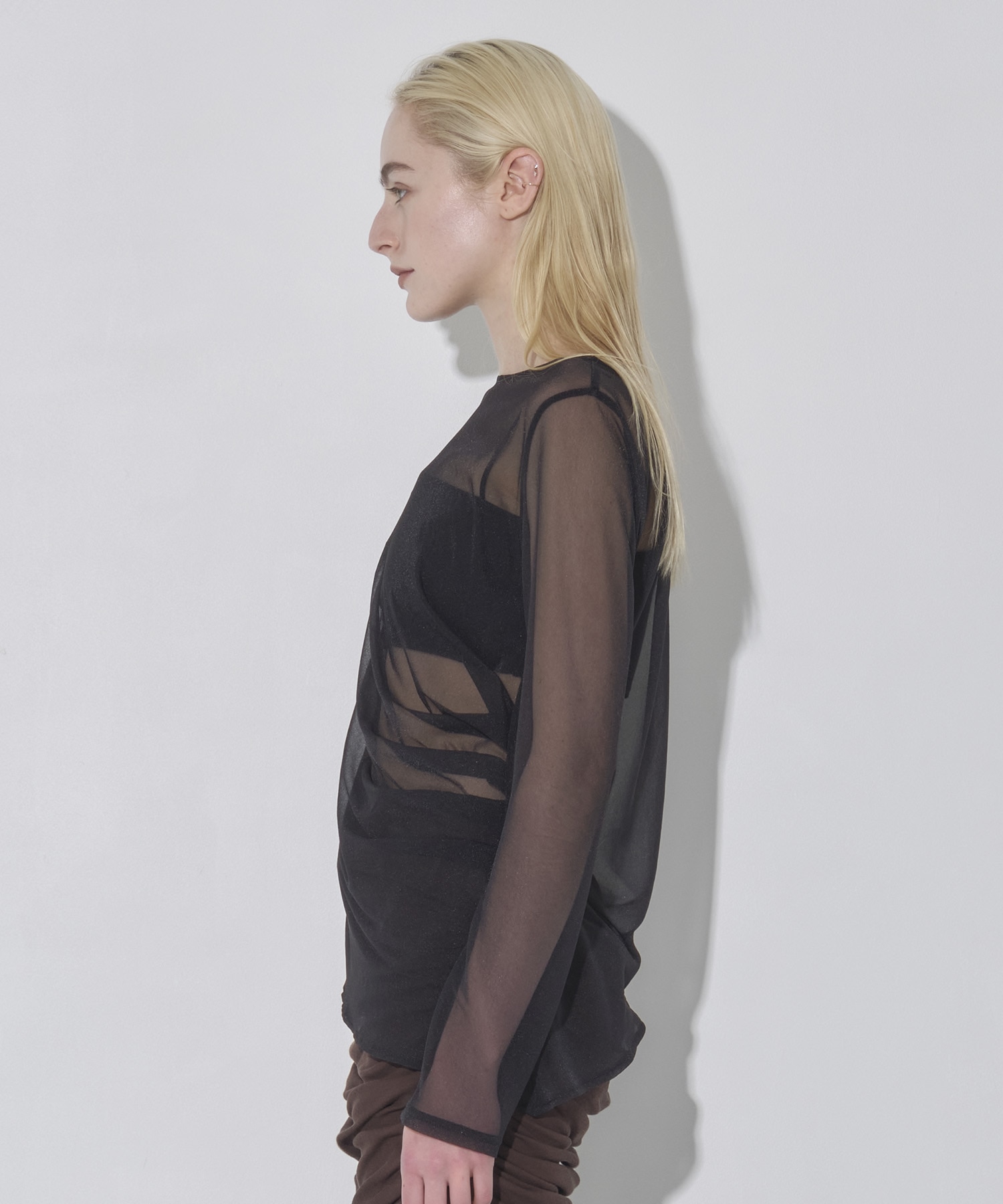 Tack Layered SheerT-Shirt