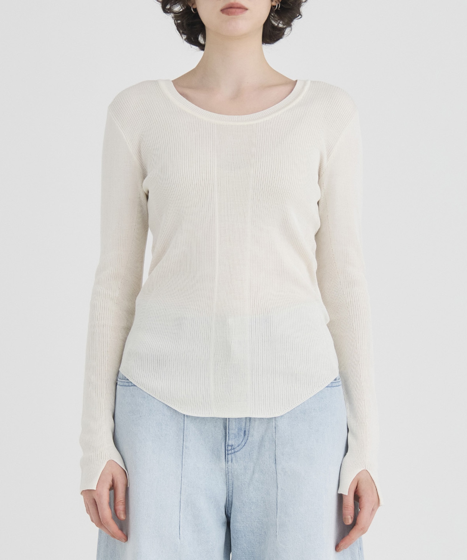 Washable Silk Knit Tops