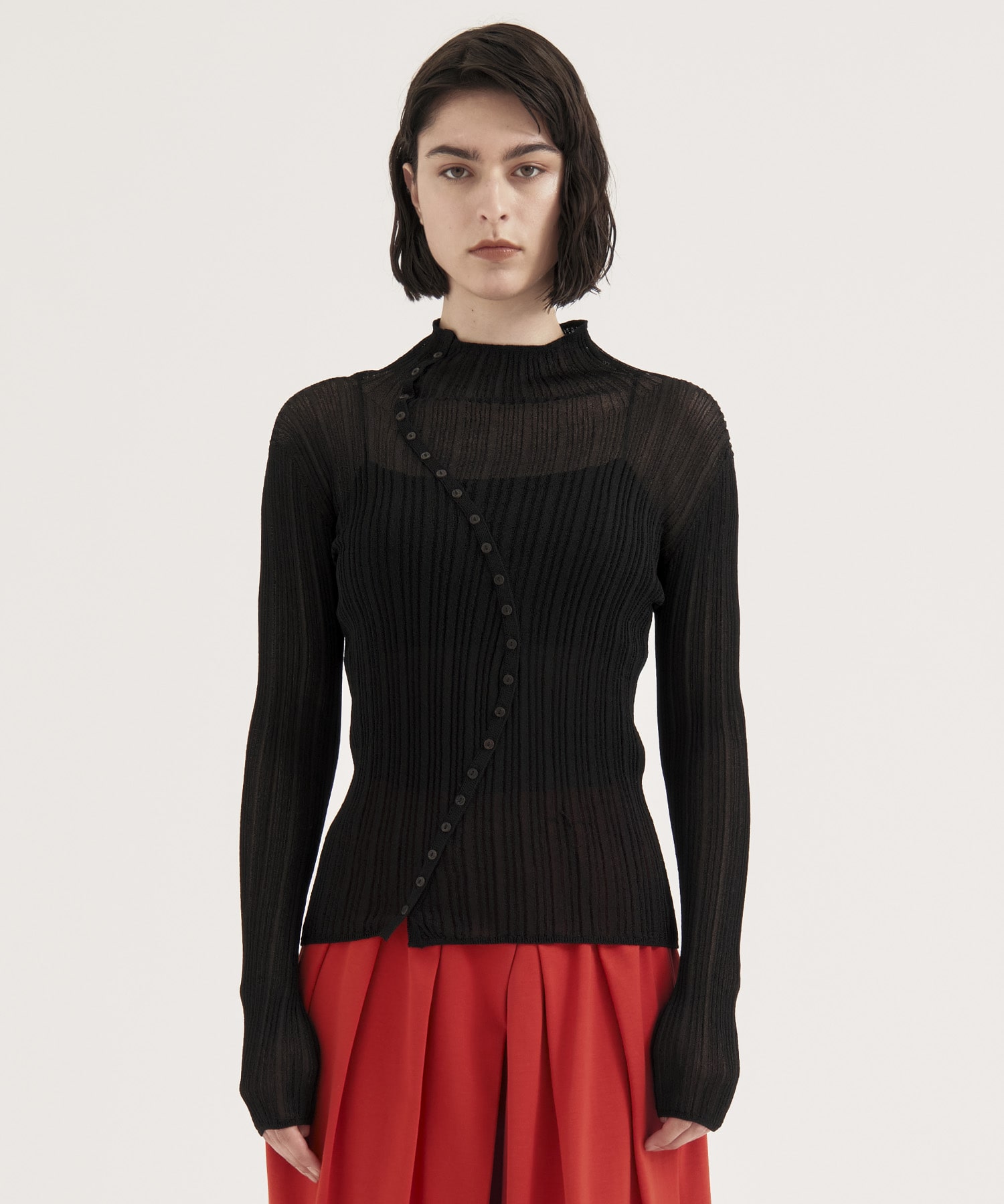 Sheer Rib Knit