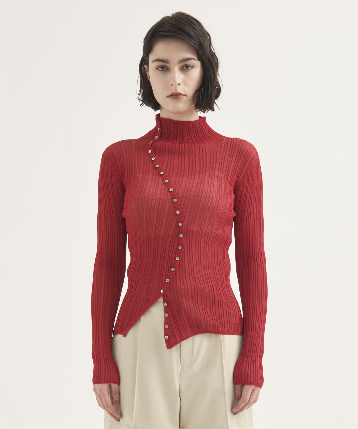 Sheer Rib Knit