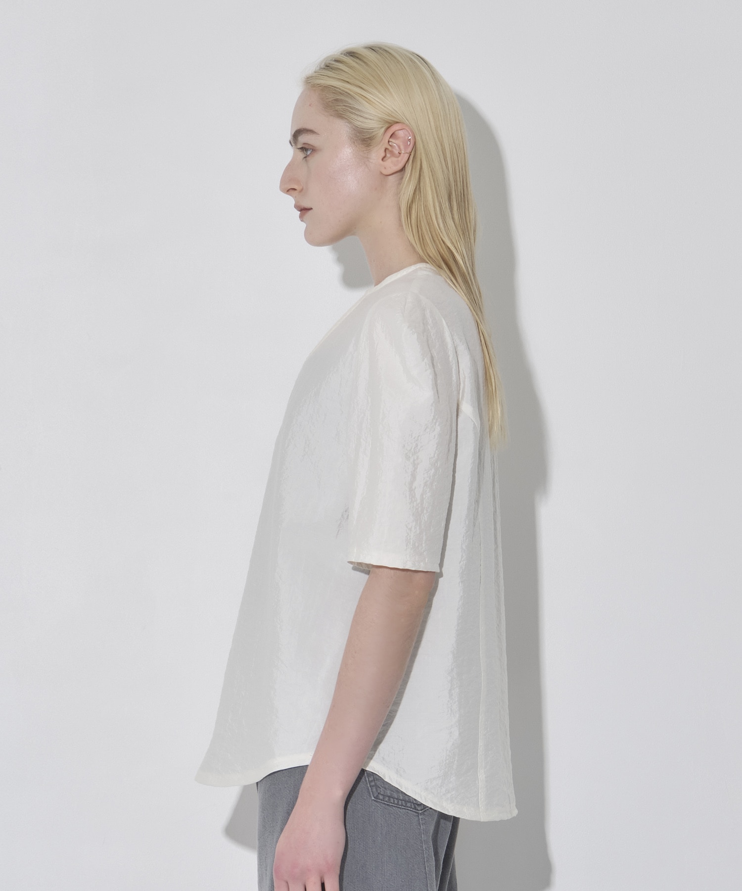 2Way Silk Half Blouse