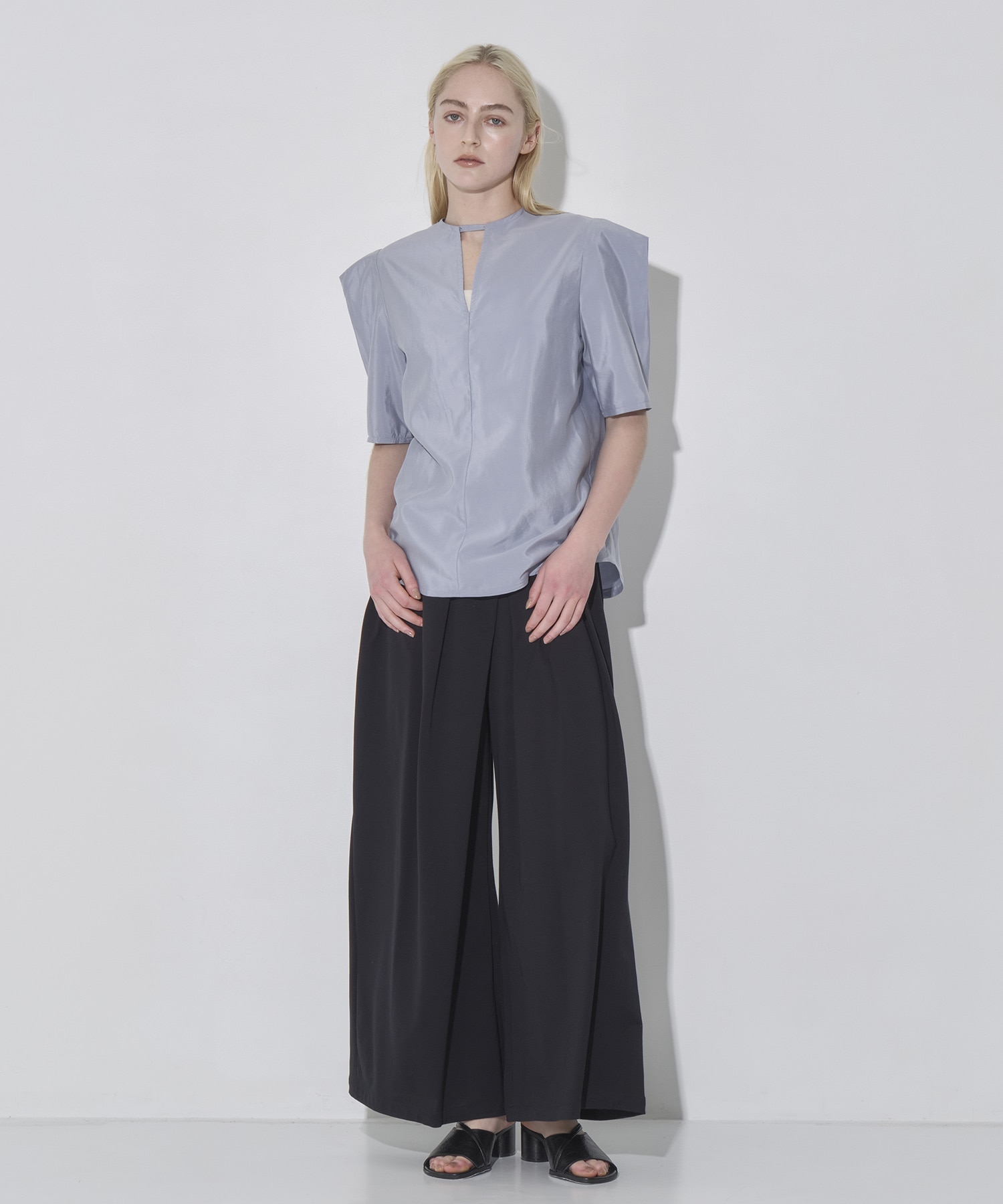 2Way Silk Half Blouse