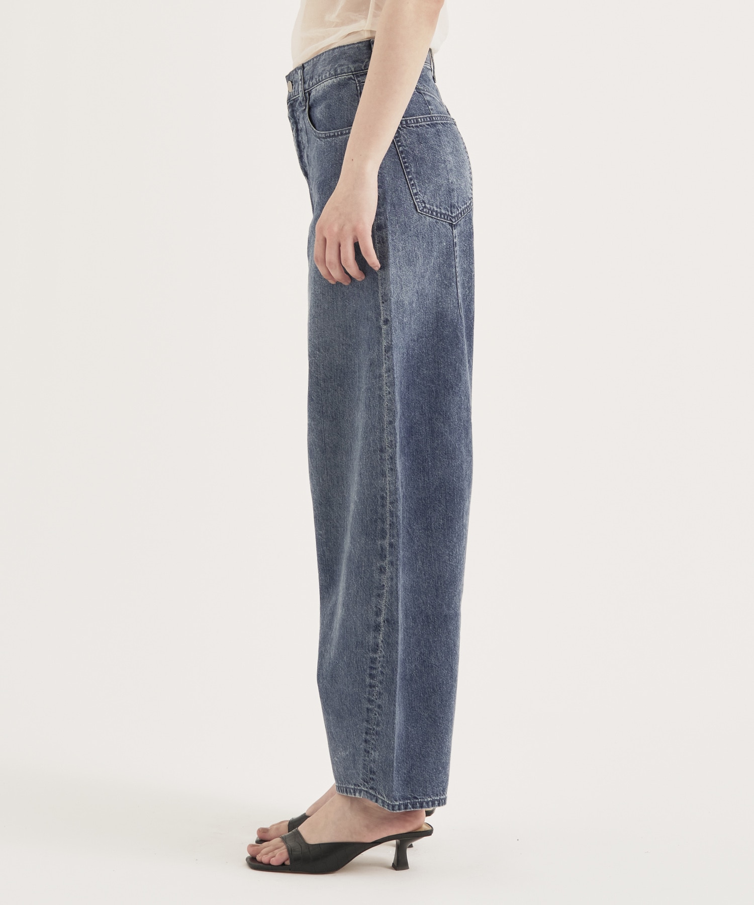 Tencel Curve Denim Pants