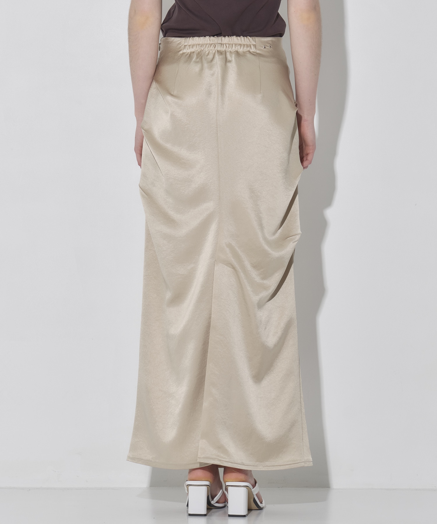 Satin Tack Skirt