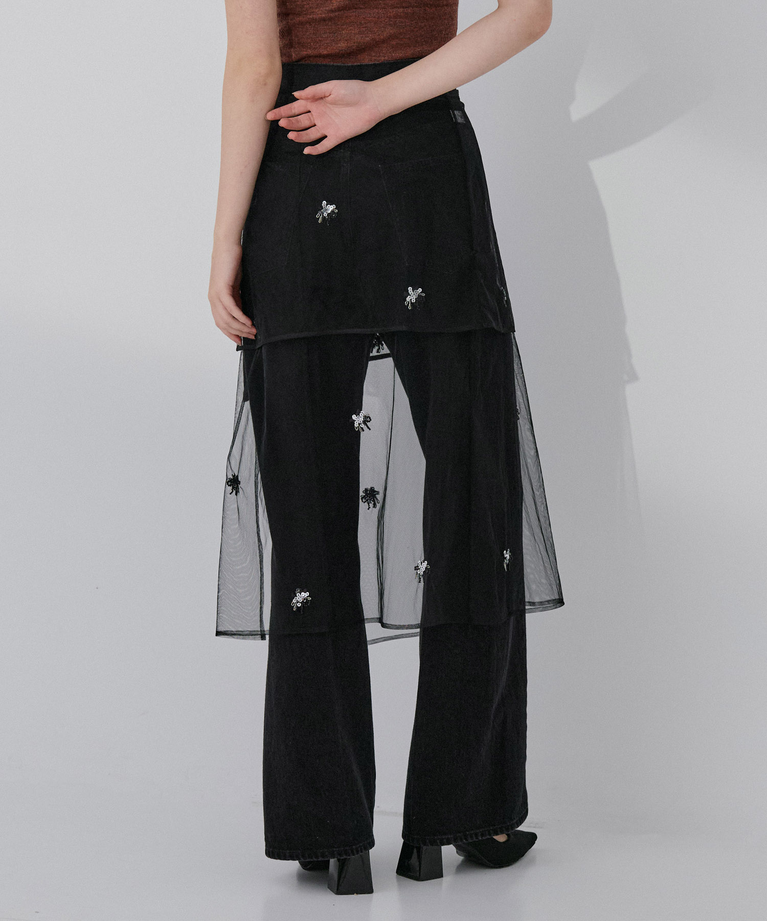 Tulle Motife Skirt