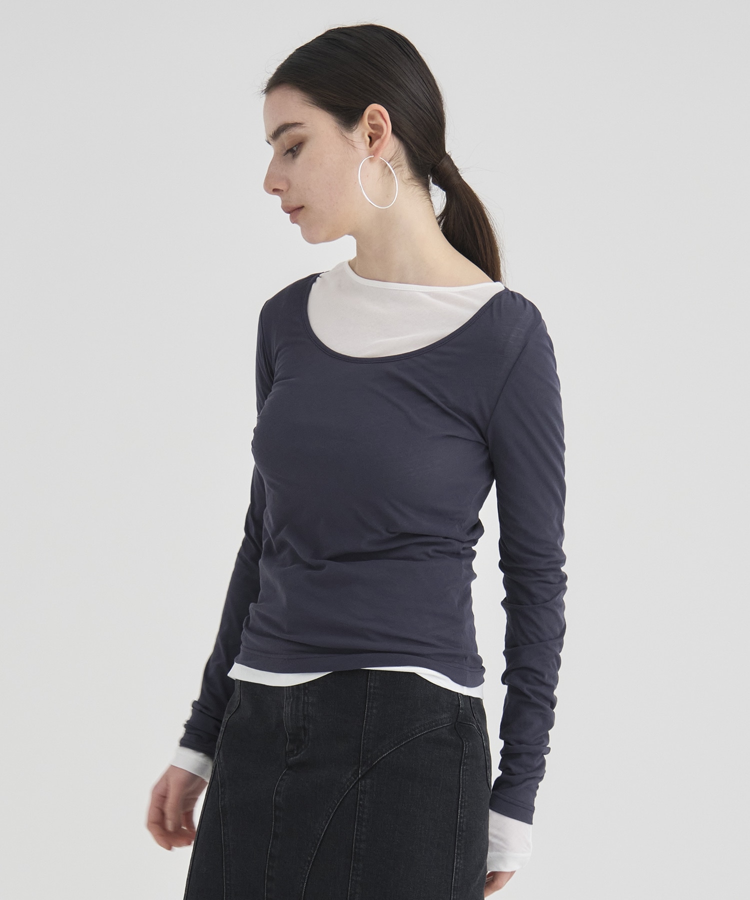 Wrap Long Sleeve T-shirt