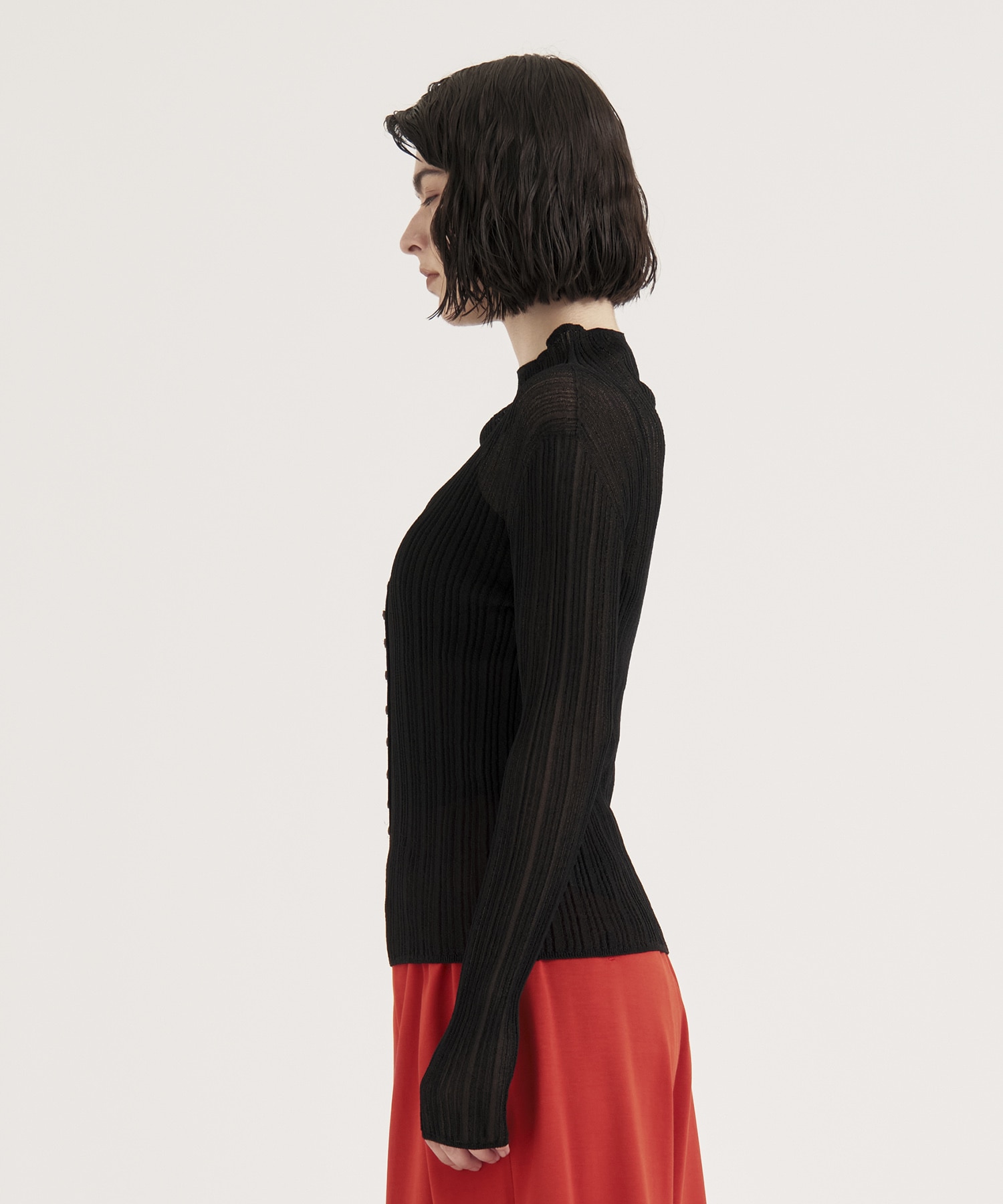Sheer Rib Knit
