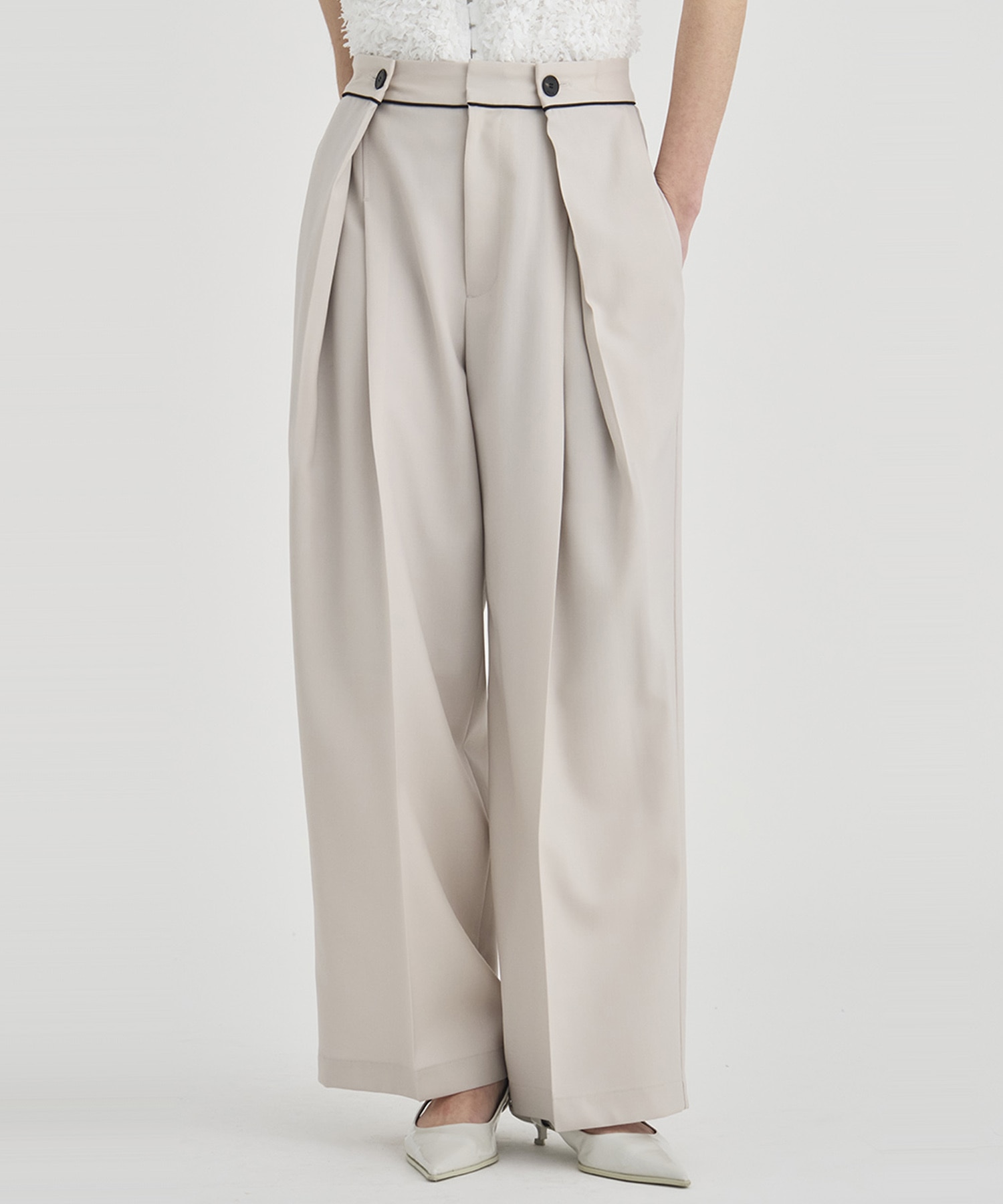 Double Tack Wide Pants