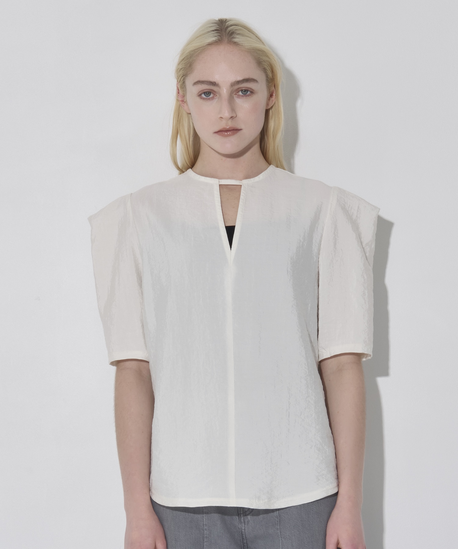2Way Silk Half Blouse