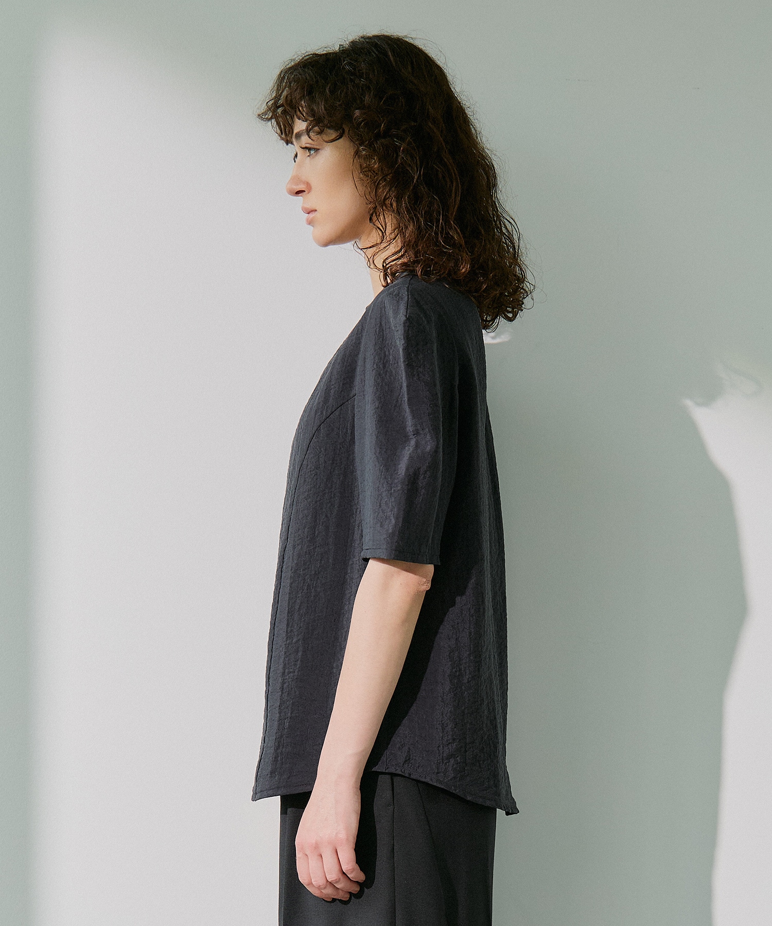 2Way Silk Half Blouse